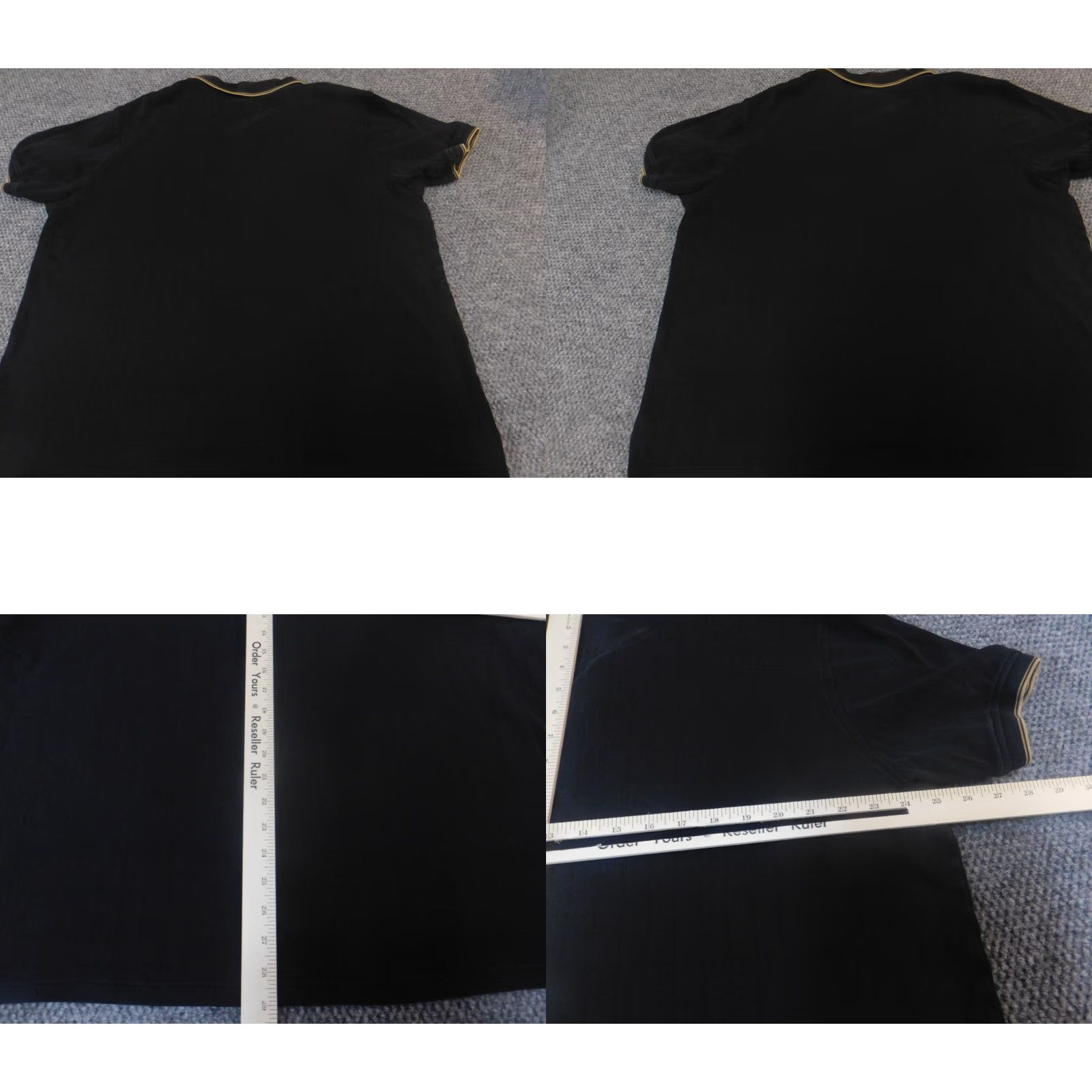 Vintage Saddlebred Polo Shirt Black XL Men Short Sleeve Collared Knit Breathable Regular Polo Comfort flex Golf Logo Vintage: No Size US L / EU 52-54 / 3 - 8 Thumbnail