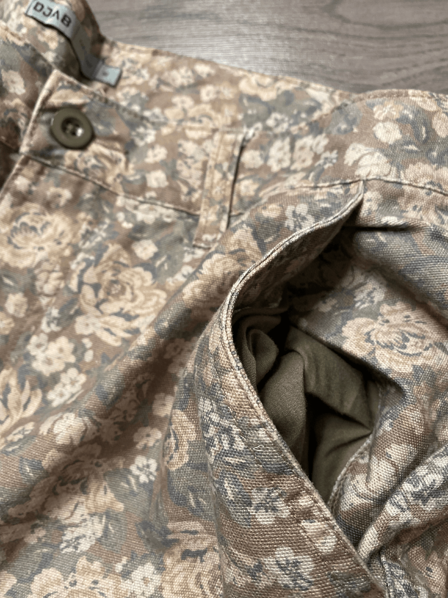 Simons Floral Camo Baggy Carpenter Pants Size US 32 / EU 48 - 5 Thumbnail