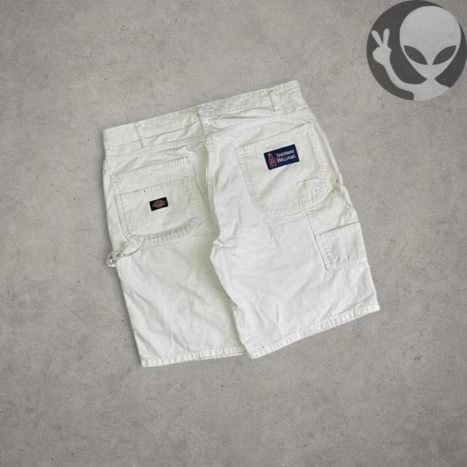 Dickies Dickies Carpenter Shorts 36 white casual workwear Size US 36 / EU 52 - 3 Thumbnail