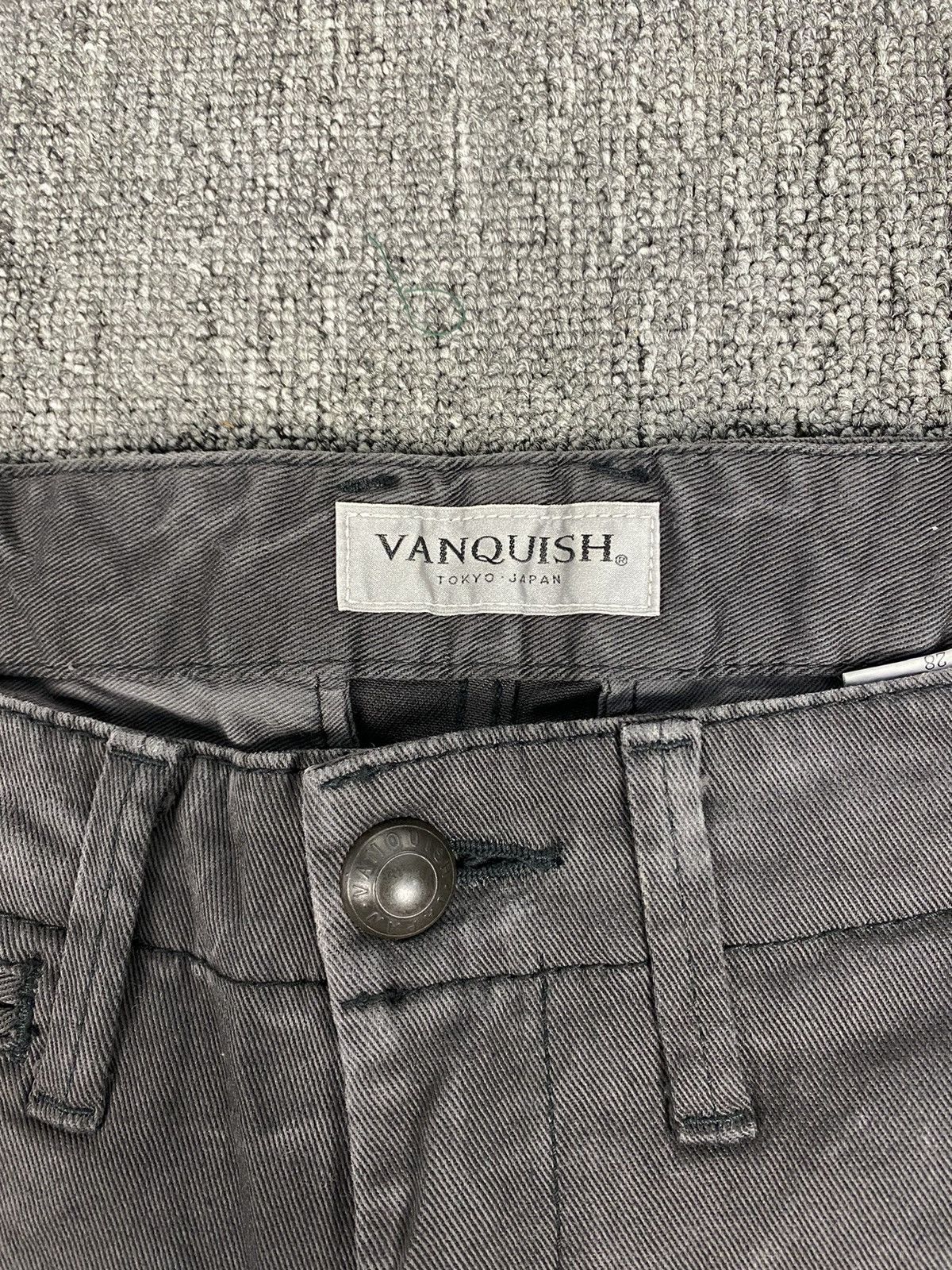 Japanese Brand × Vanquish Vanquish Japan Slim Fit Washed Black Denim Jeans – Size 30 Size US 30 / EU 46 - 3 Thumbnail
