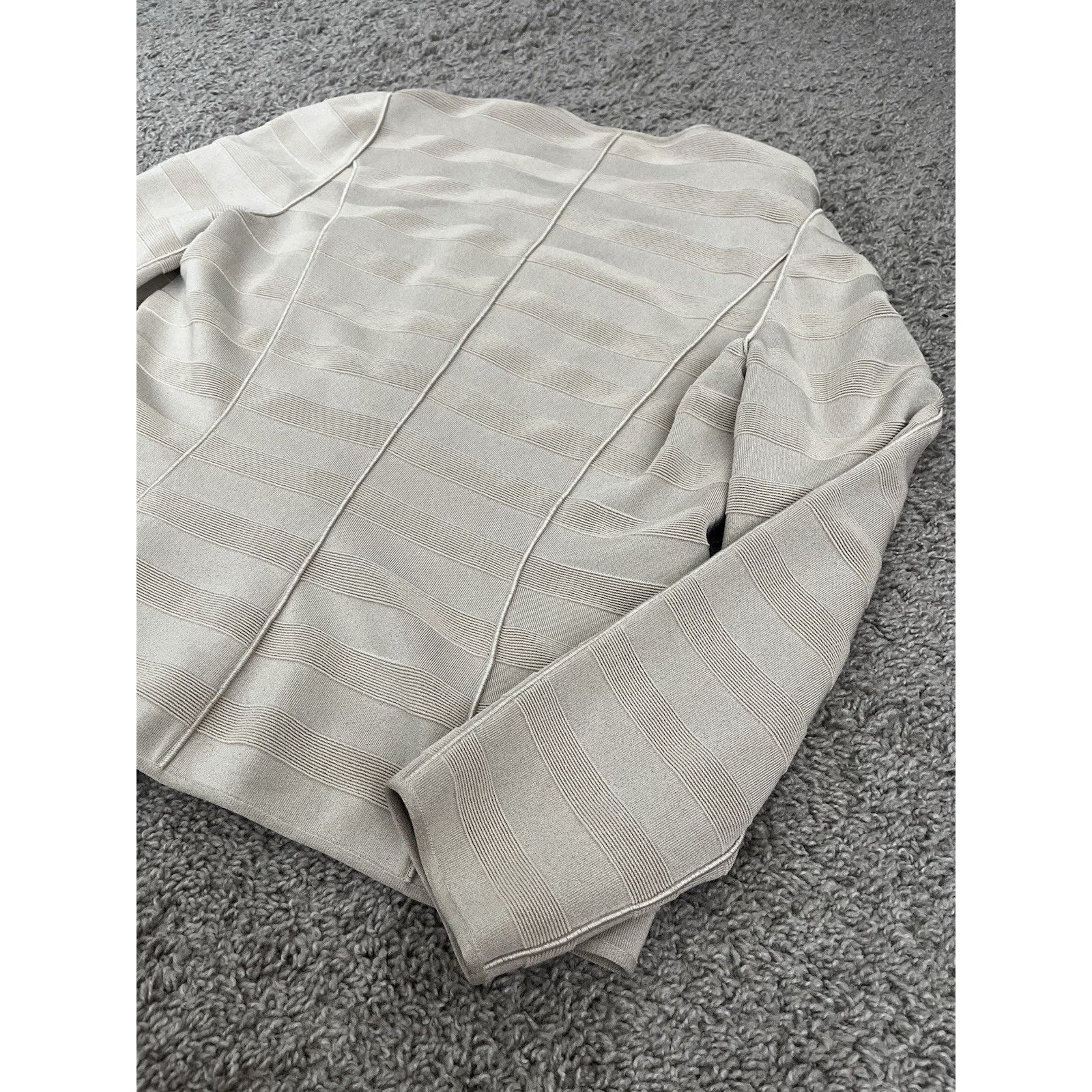 Giorgio Armani Giorgio Armani Jacket W IT 50 Beige Made In Italy Designer Size L / US 10 / IT 46 - 16 Thumbnail