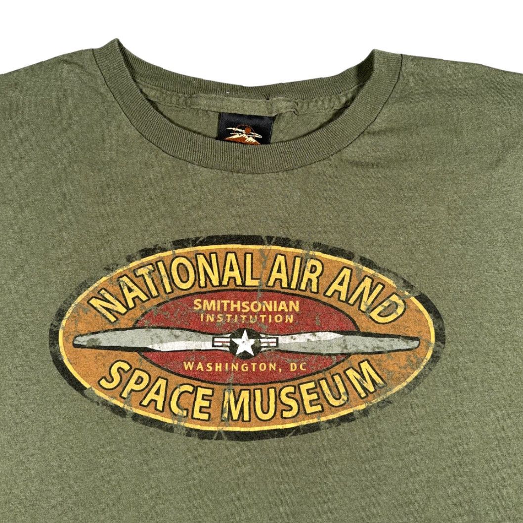 Vintage VINTAGE National Air Space Museum Shirt XL Adult Green USA 90s Cowboys Mens T-Shirt Size US XL / EU 56 / 4 - 2 Thumbnail