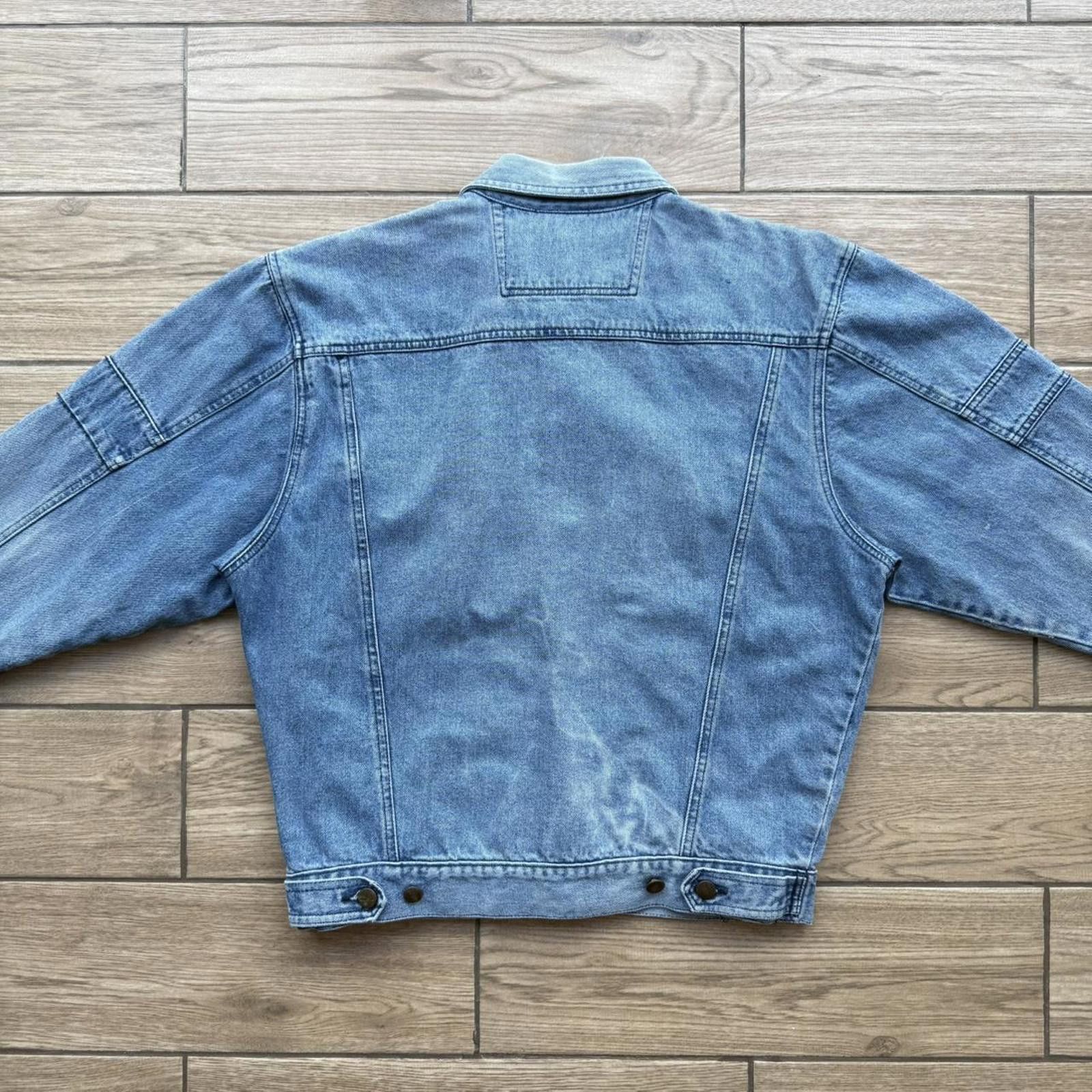 Other Y2K Polvora 00s Blue denim jacket with zipper pockets Size US M / EU 48-50 / 2 - 5 Thumbnail
