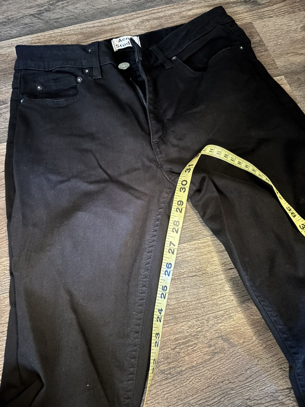 Acne Studios Black Acne Studios Skinny Denim Size 29" - 4 Thumbnail