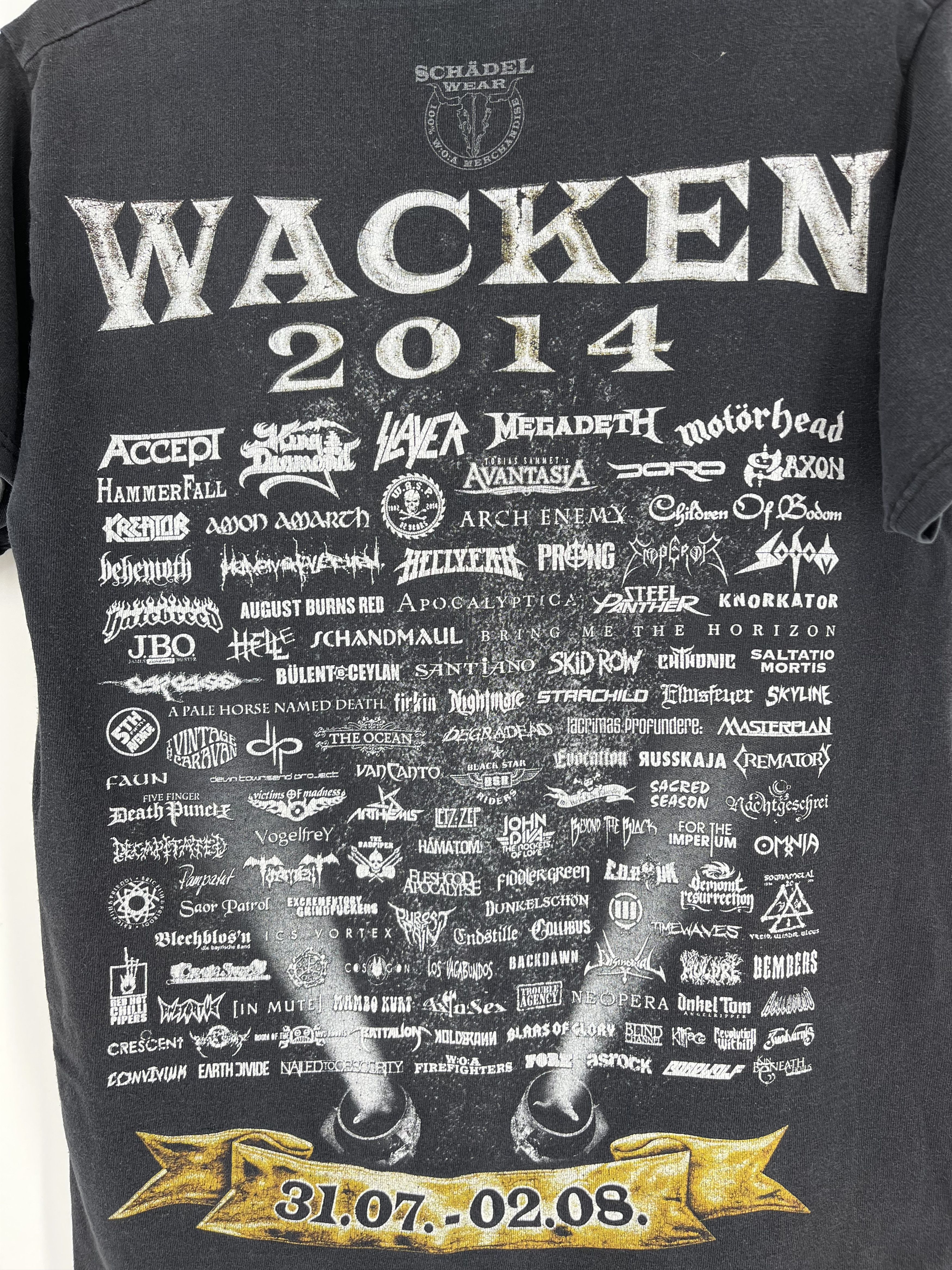 Band Tees 🔥MAKE OFFERS🔥Vintage Wacken W:O:A tee Travis Scott style Size US S / EU 44-46 / 1 - 12 Thumbnail