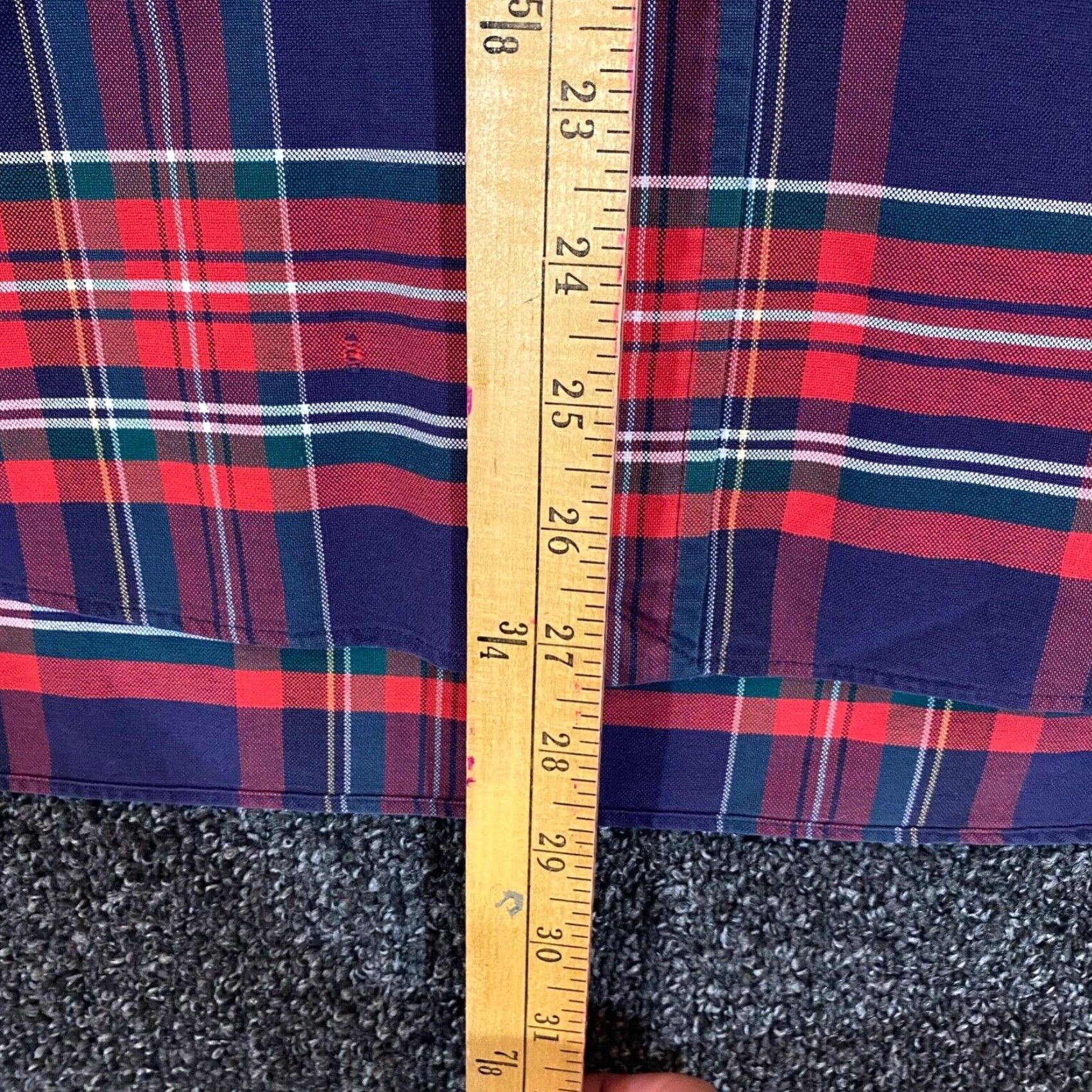 Ralph Lauren RALPH LAUREN Shirt Mens L Red Blue Plaid Button-Down Short Sleeve Big Shirt Size US L / EU 52-54 / 3 - 5 Thumbnail