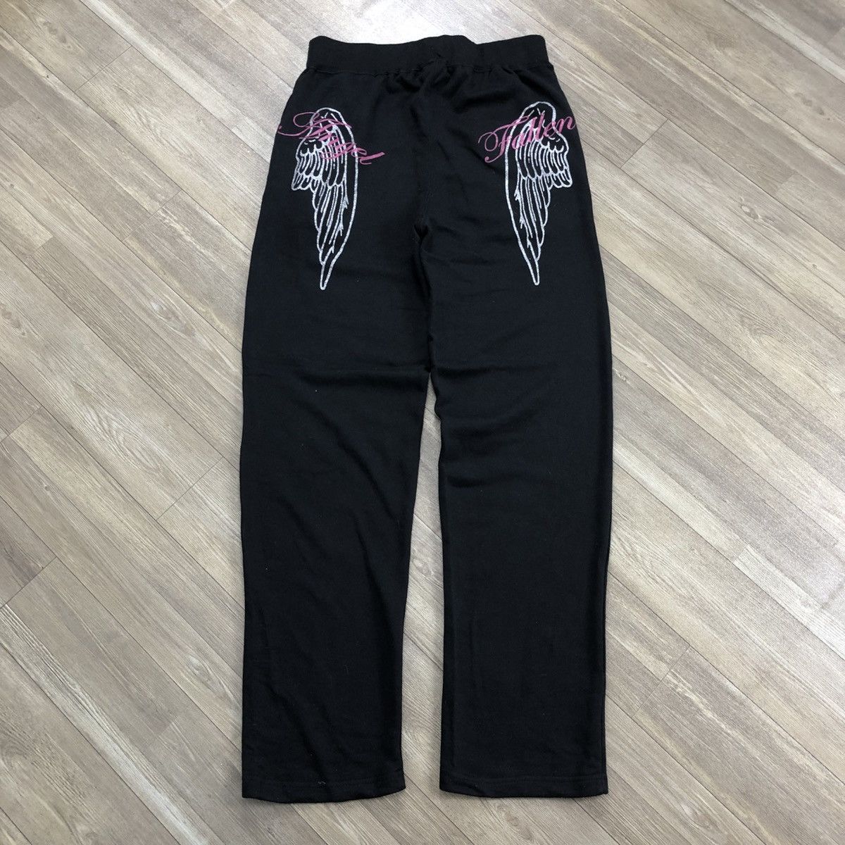 If Six Was Nine × Japanese Brand × Le Grande Bleu (L.G.B.) Angel Fallen Wings Tribal Poem Lgb Goa Gothic Jogger Pants Size US 30 / EU 46 - 15 Thumbnail