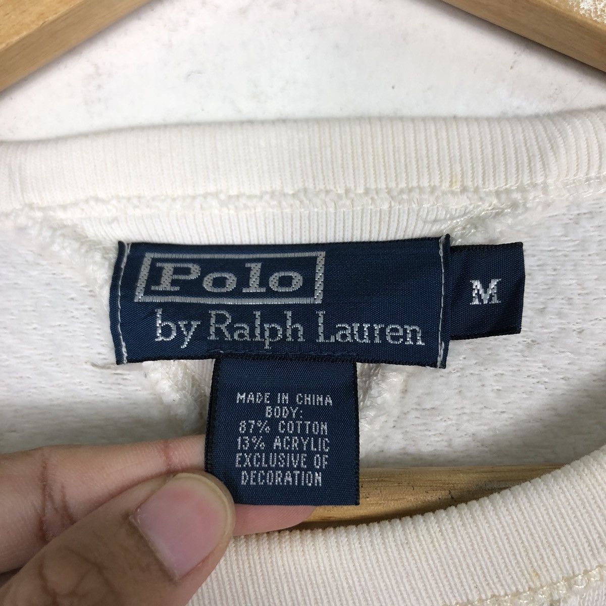 Japanese Brand × Polo Ralph Lauren × Ralph Lauren Vintage Ralph Lauren Sweatshirt 90s Streetwear Rare Design Size US M / EU 48-50 / 2 - 10 Thumbnail