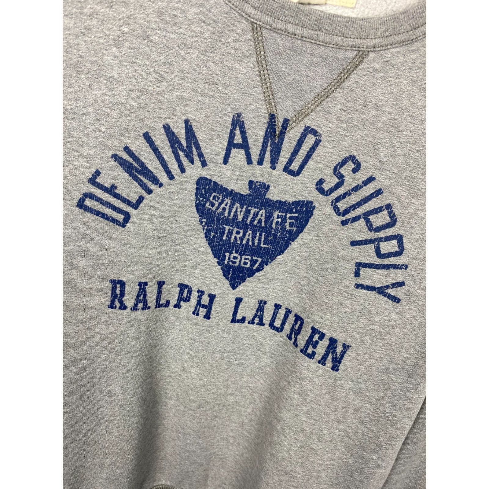 Vintage Denim And Supply Ralph Lauren Mens Crew Neck Sweatshirt Size L Gray Sweatshirt Mens L Denin And Supply Ralph Lauren Crew Neck Sweatshirt Size US L / EU 52-54 / 3 - 4 Thumbnail