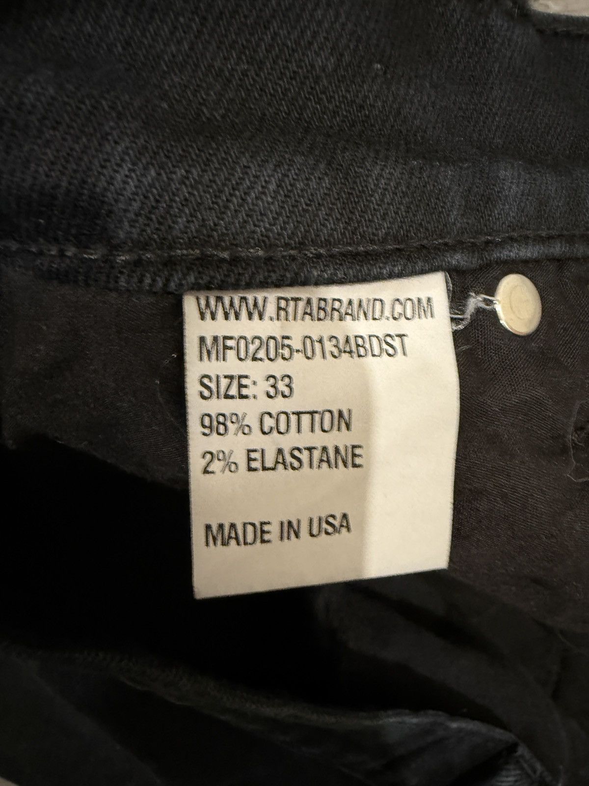 Rta Black RTA Ripped Jeans Size 33 Size US 33 - 4 Thumbnail