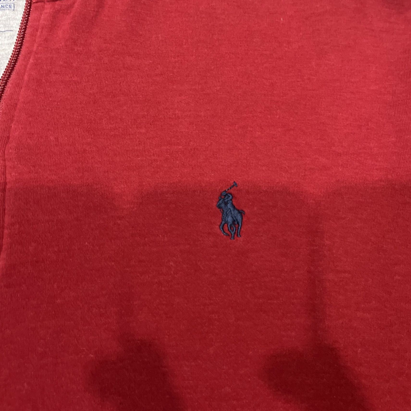 Polo Ralph Lauren Polo Ralph Lauren Performance Mens 1/4 Zip Pullover XL Long Sleeve Red Shirt Size US XL / EU 56 / 4 - 2 Thumbnail