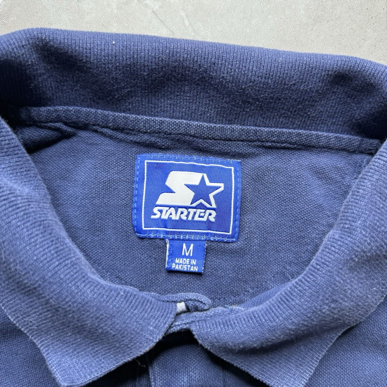Starter Vintage 90s Notre Dame Fighting Irish Navy Blue Polo Shirt Size US M / EU 48-50 / 2 - 4 Thumbnail