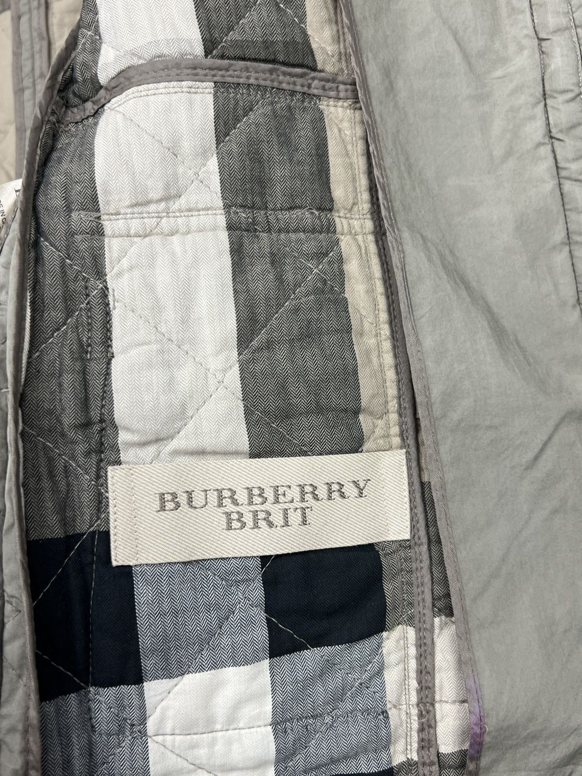 Burberry burberry brit utility nova check women’s green jacket size s Size S / US 4 / IT 40 - 12 Thumbnail