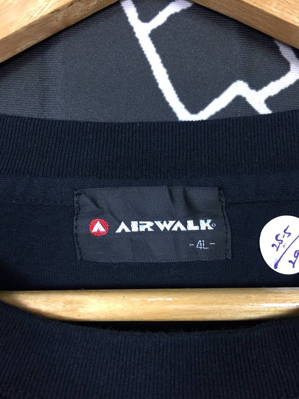 Airwalk × Vintage Vtg Airwalk Skateboards Big Logo Spell Out Tee Size US XXL / EU 58 / 5 - 7 Thumbnail
