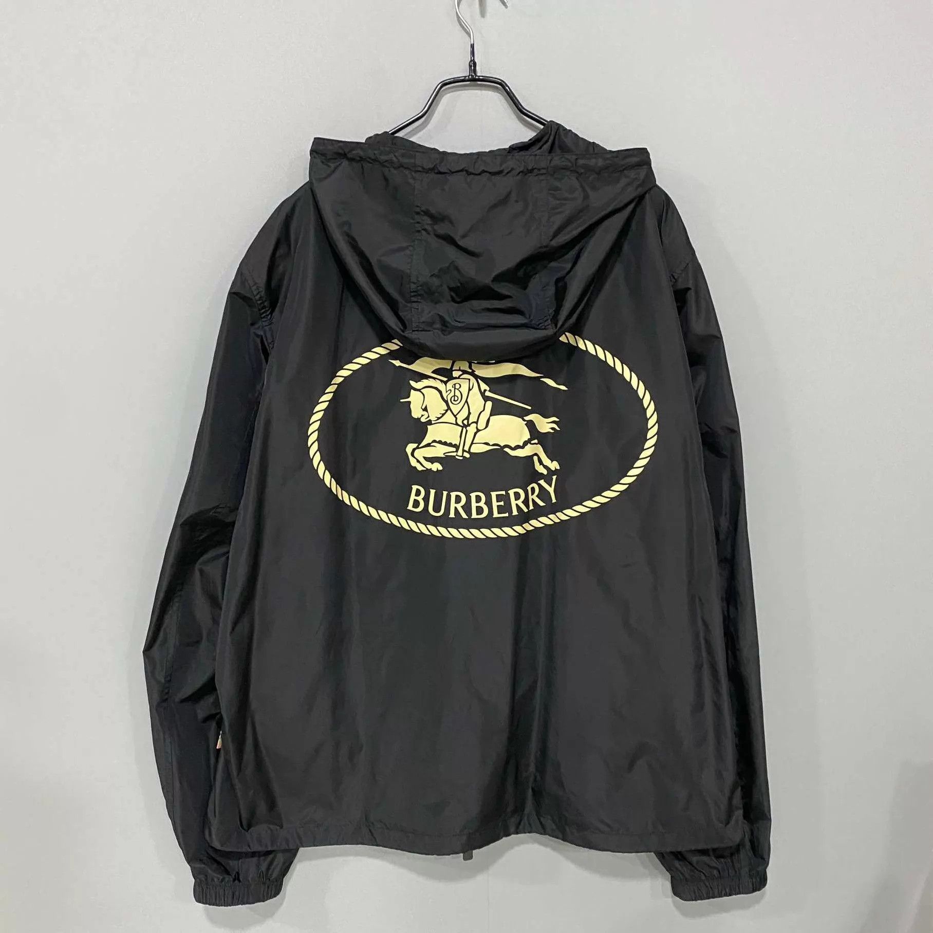 Burberry Burberry Black Horseferry Logo Shell Jacket XL Size US XL / EU 56 / 4 - 3 Thumbnail