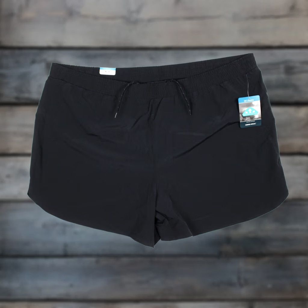 Vintage Columbia Women's Omni Wick 5" Hike Shorts Lined Regular Fit Plus Size 3X Black Size 40" / US 18 - 1 Thumbnail