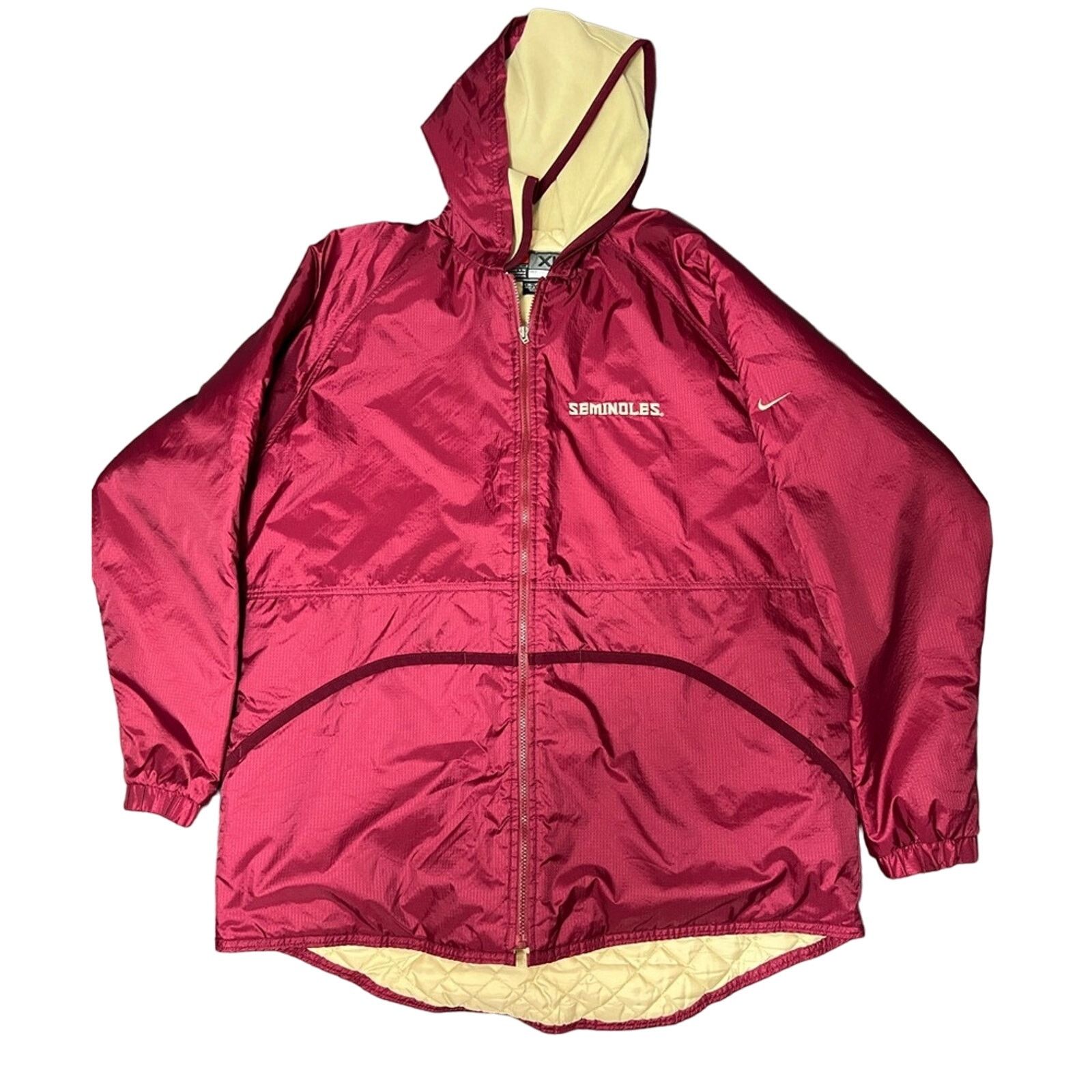 Nike Nike Vintage Florida State Seminoles FSU Quilted Jacket NICE Size US XL / EU 56 / 4 - 1 Thumbnail