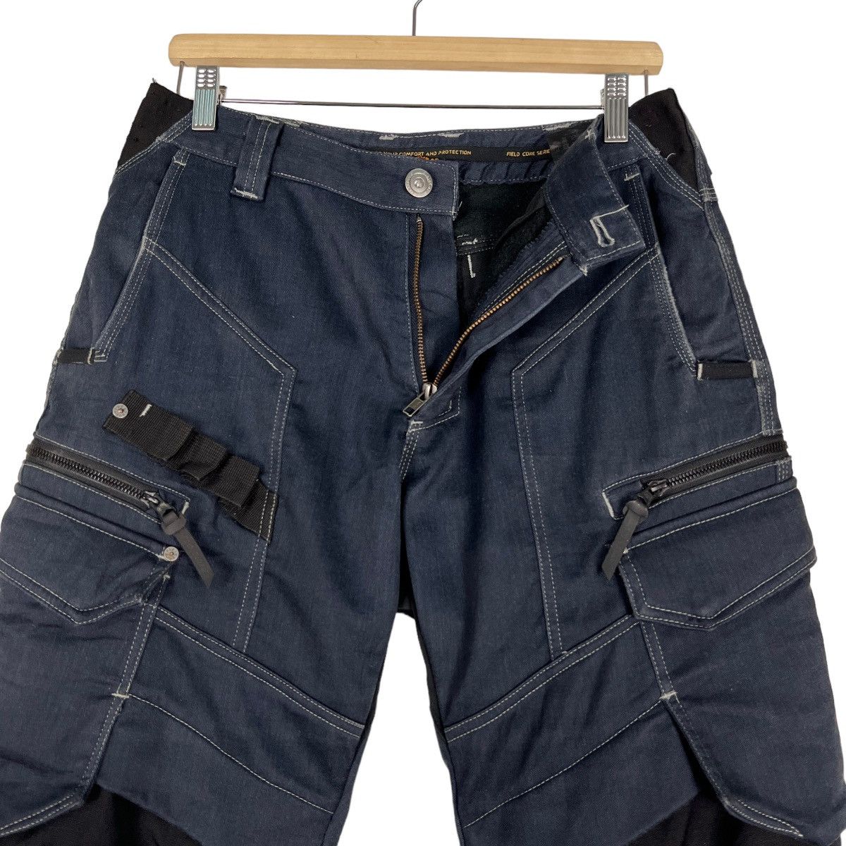 Designer 🔥 FIELD CORE SURVIVAL CARGO PANTS Size US 30 / EU 46 - 10 Thumbnail