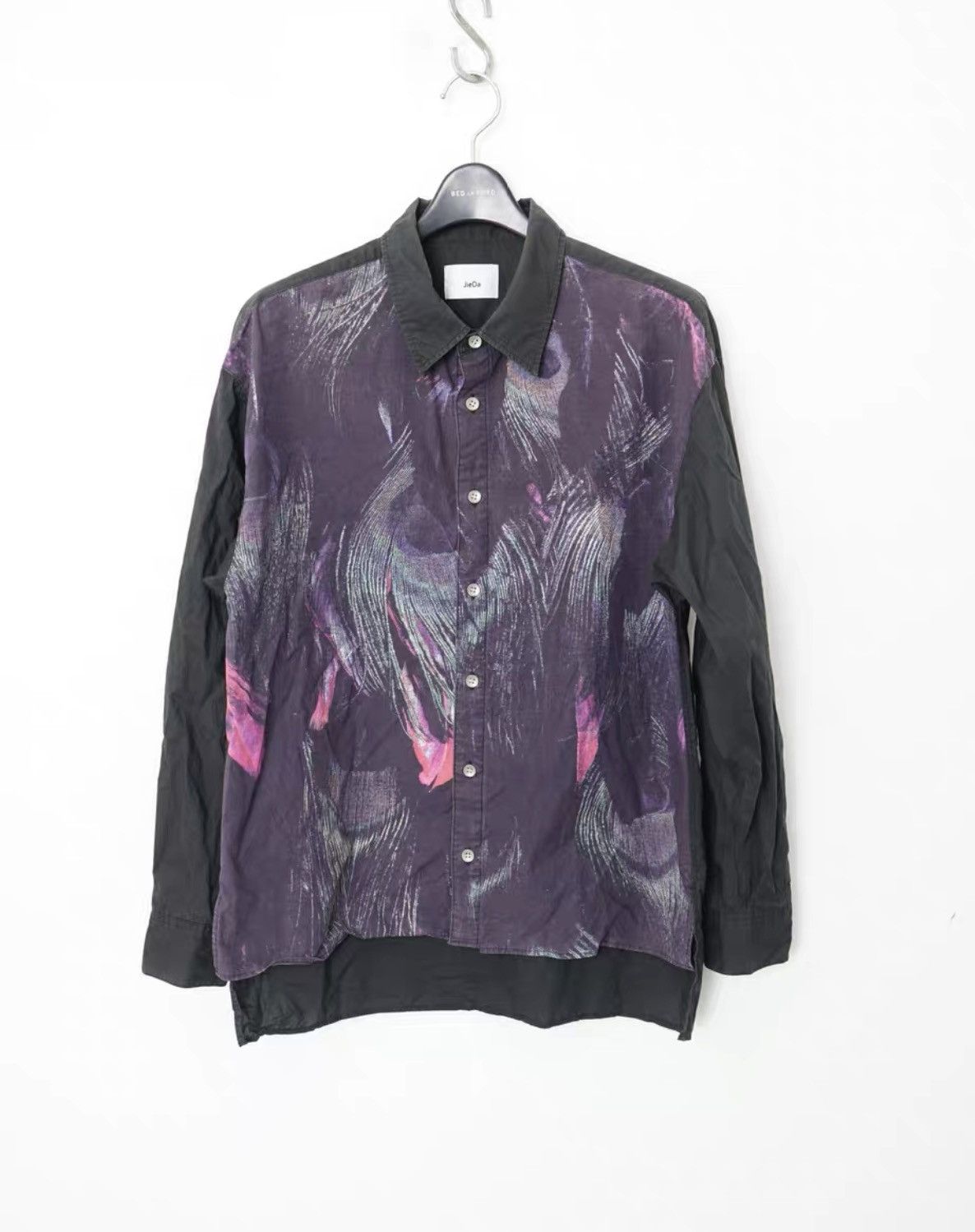 JieDa JieDa Peacock Print Loose Shirt Size US S / EU 44-46 / 1 - 1 Thumbnail
