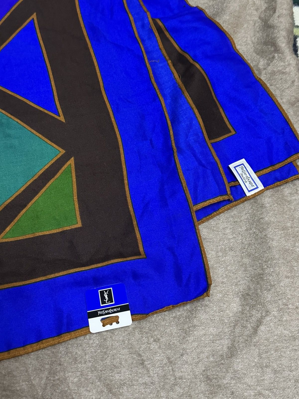 Vintage Vintage 1990 Yves Saint Lauren Foulards Silk Scarves Size ONE SIZE - 11 Thumbnail