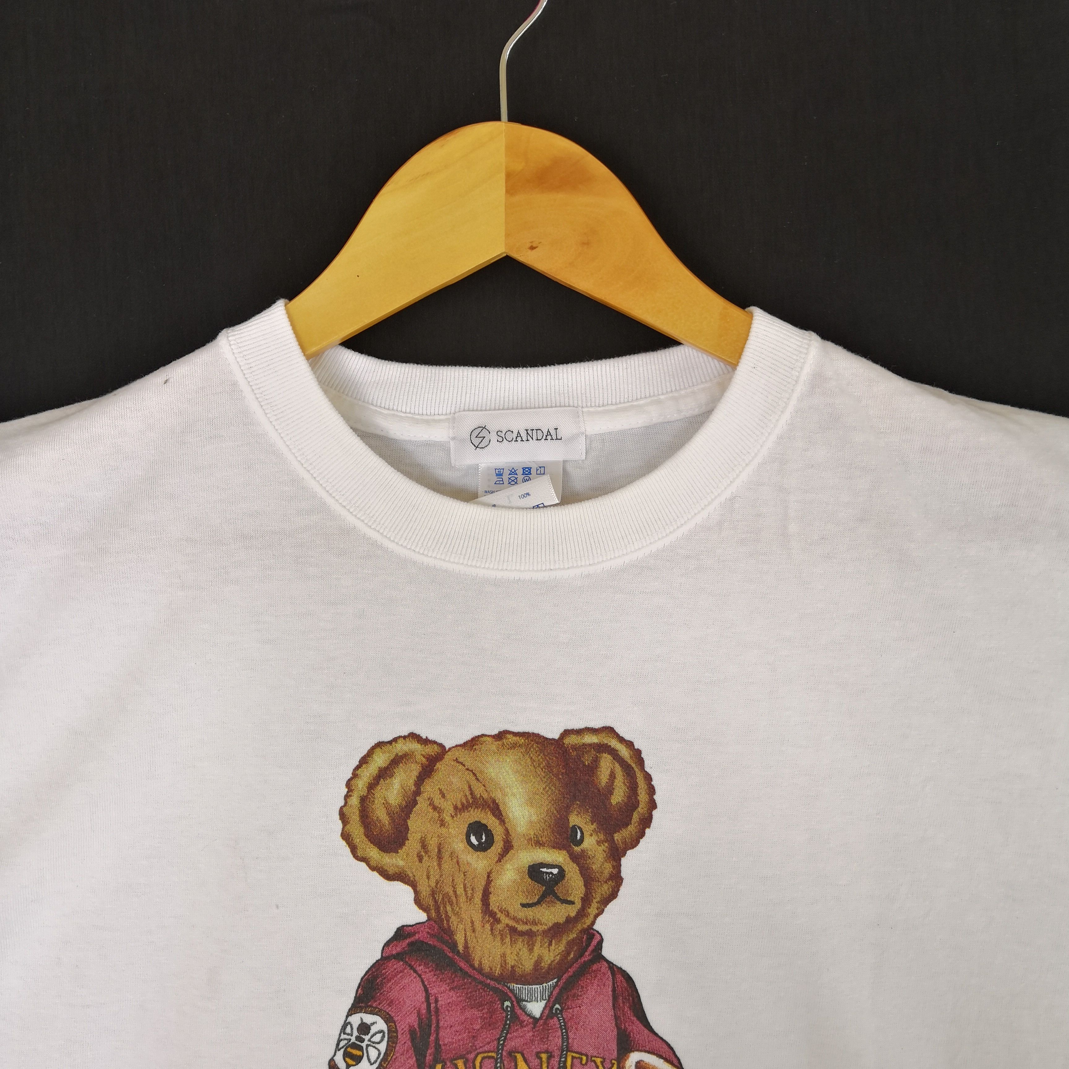 Japanese Brand Scandal Tour 2018 Honey T-Shirt Polo Bear Crewneck Tees Size US L / EU 52-54 / 3 - 4 Thumbnail