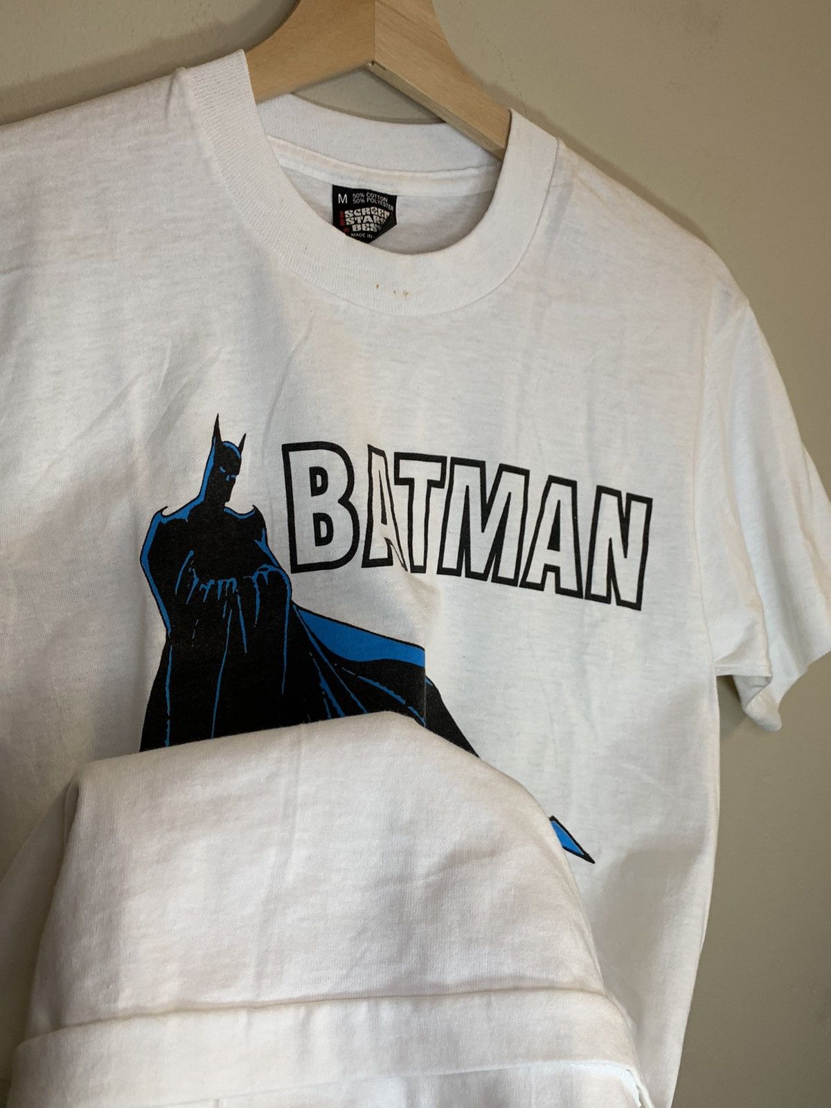 Vintage *RARE* Vintage 80’s Batman DC Comics Single Stitch T-Shirt M Size US M / EU 48-50 / 2 - 4 Thumbnail