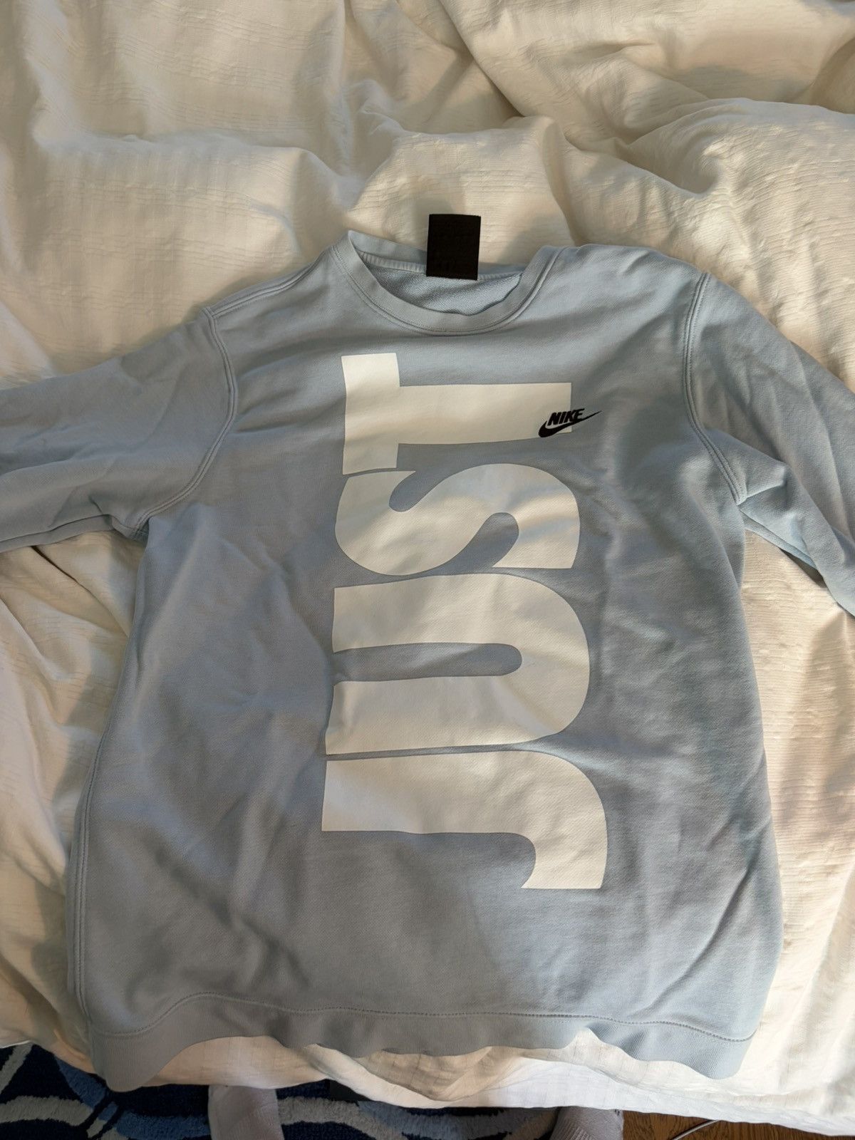 Nike Nike Baby Blue Crewneck Size US M / EU 48-50 / 2 - 1 Thumbnail