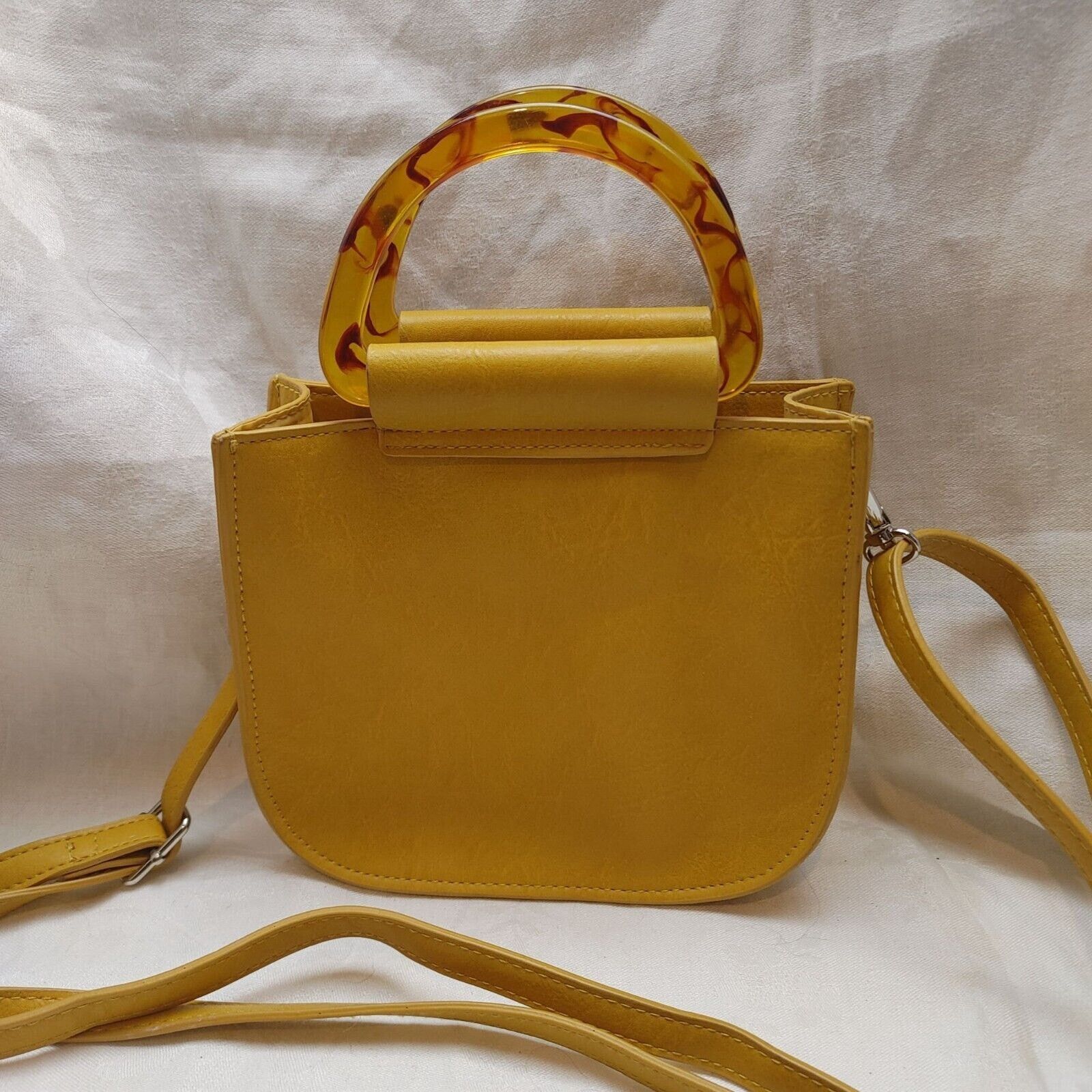 Other Wild Fable Mustard Mini Hand/Shoulder Bag Purse Faux Leather Size ONE SIZE - 1 Thumbnail