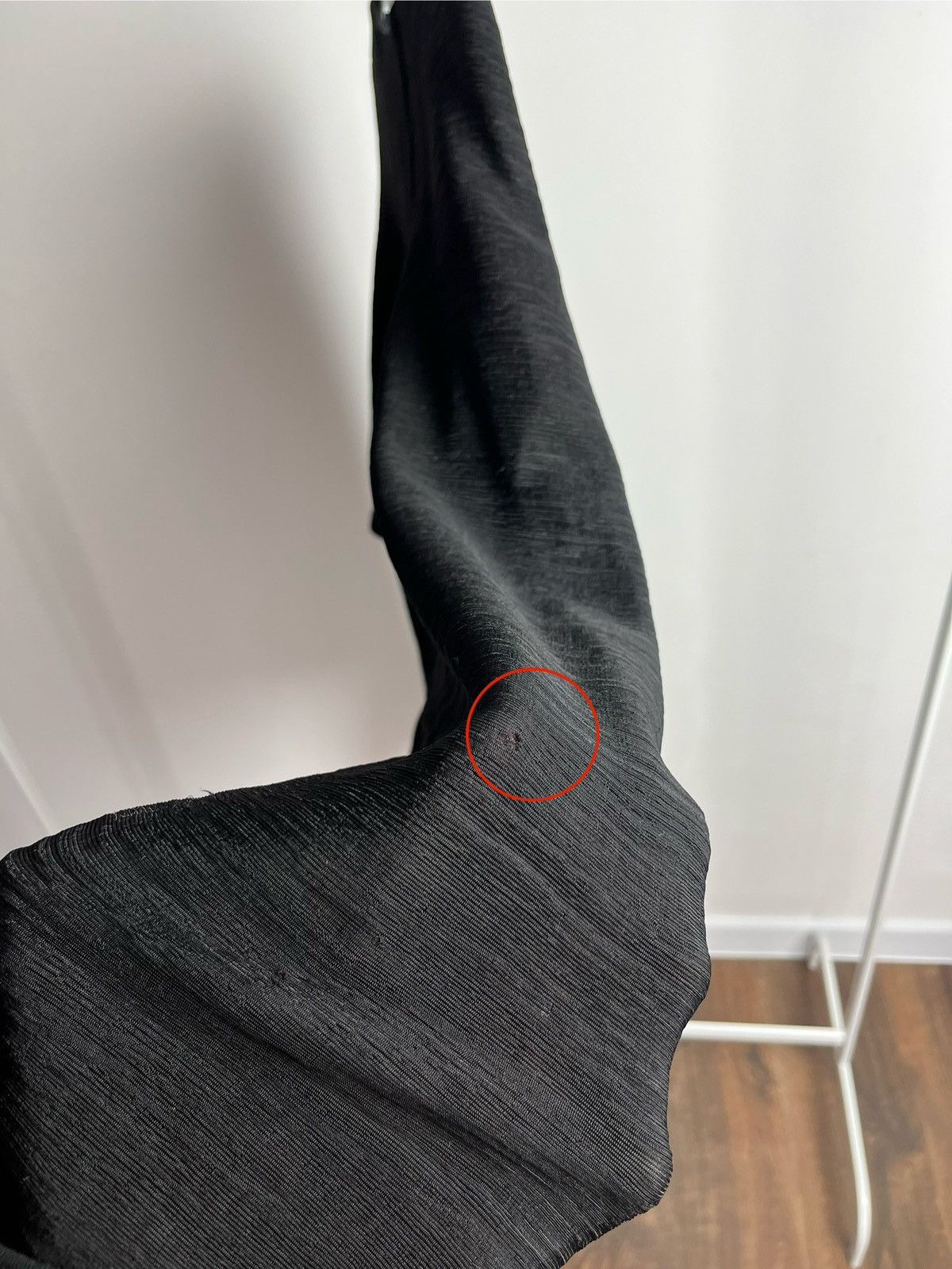 Japanese Brand Hovman Draped Cropped Jacket in Textured Black Fabric Size M / US 6-8 / IT 42-44 - 14 Thumbnail