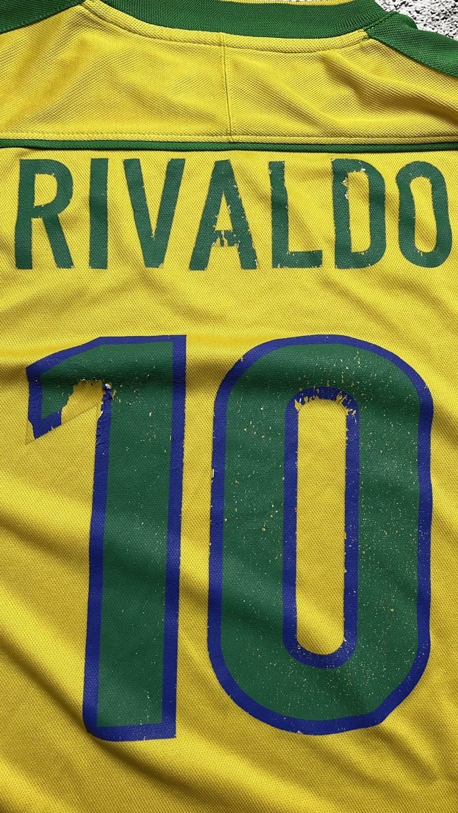 Nike 1999 Brazil football team Rivaldo vintage jersey by nike Size US M / EU 48-50 / 2 - 7 Thumbnail