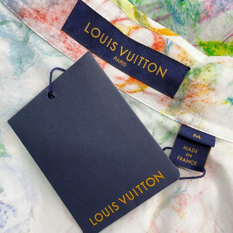 Louis Vuitton Louis Vuitton Crayon Graffiti Series Shirt 2503-Nextarrow Size US M / EU 48-50 / 2 - 5 Thumbnail