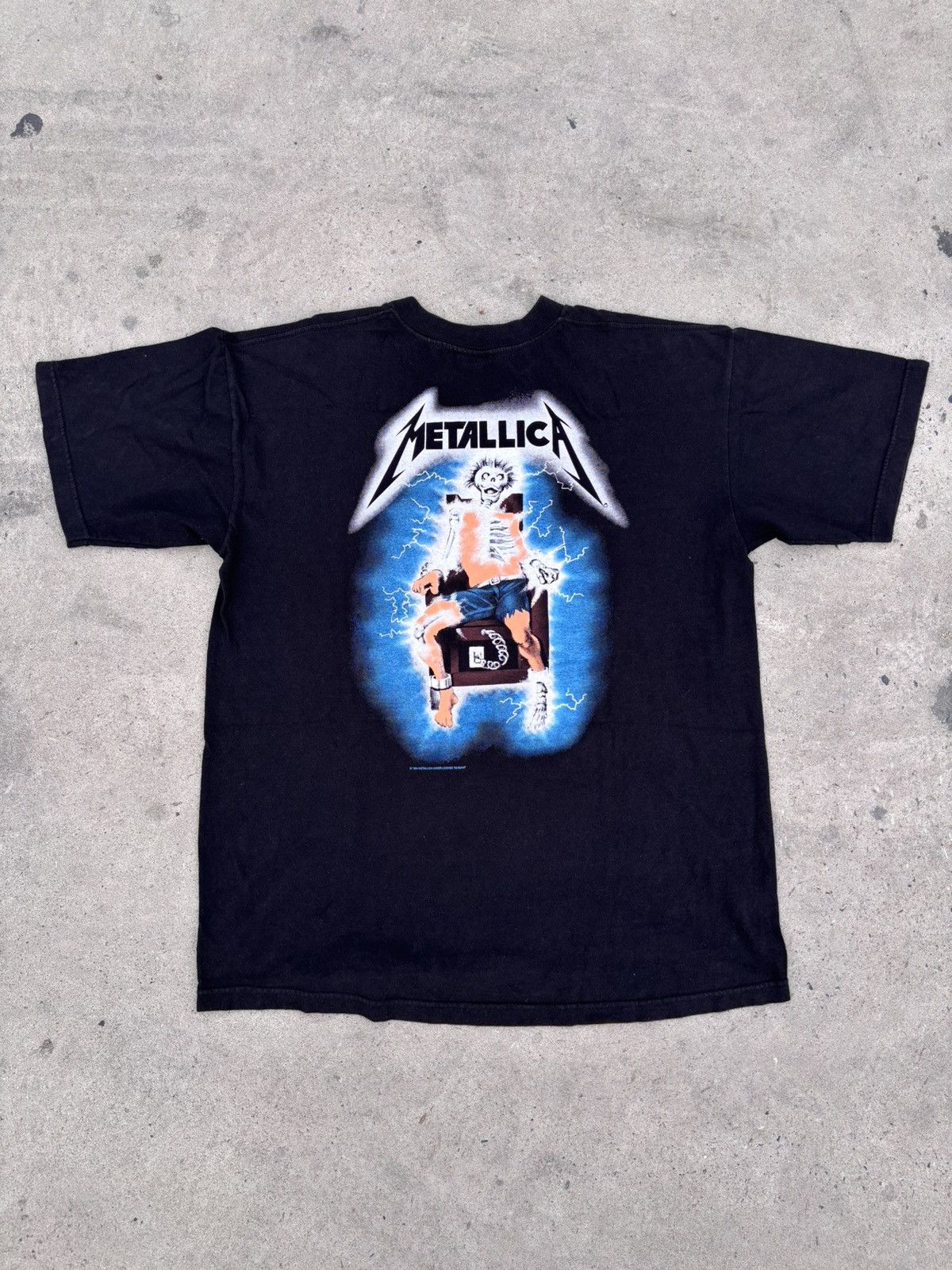 Band Tees × Metallica × Vintage Metallica Ride the lightning 90’s tee (RARE) Size US XL / EU 56 / 4 - 4 Thumbnail