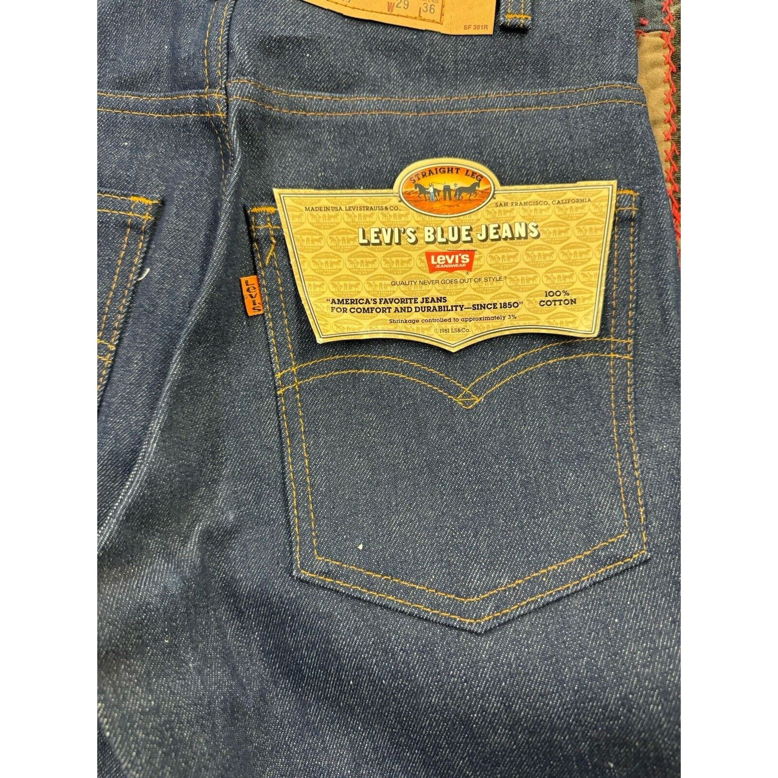Levi's Deadstock True Vintage Levi’s 509 Japan Mens W29 X L36 Size US 29 - 6 Thumbnail