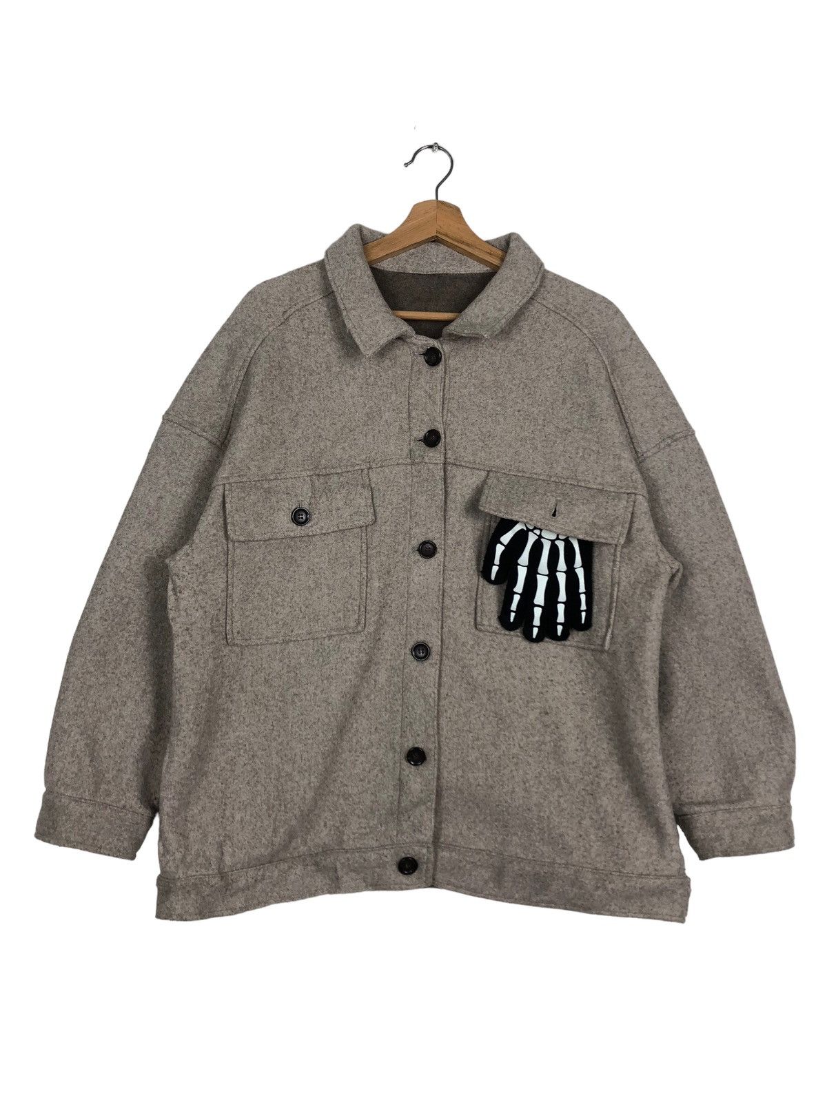 Japanese Brand 🔥90’s Vintage Hikory Chore Wool Jacket Multi Pocket Size US M / EU 48-50 / 2 - 1 Thumbnail