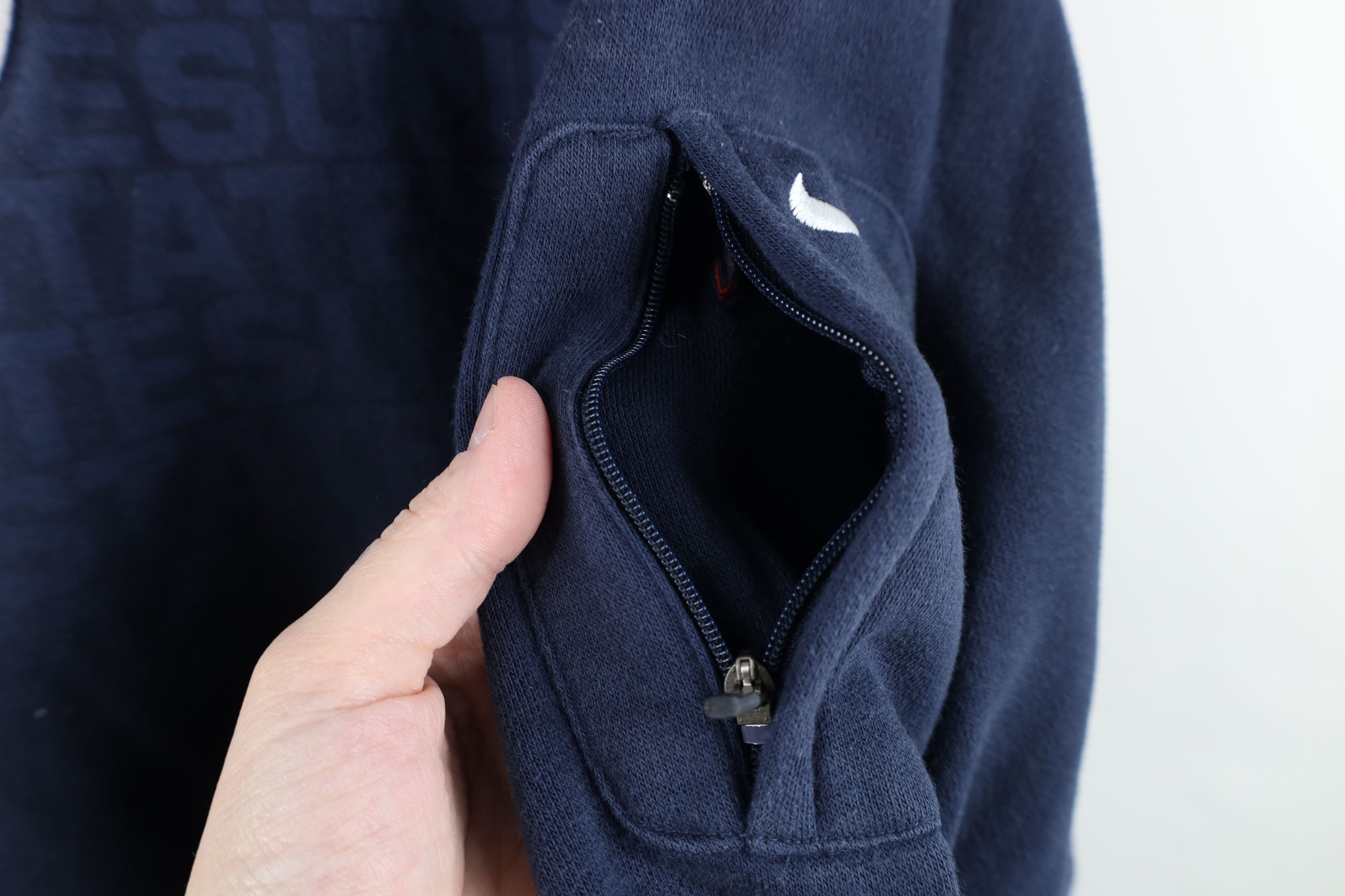 Nike Vintage Nike Scott Mini Swoosh USA Soccer Futbol Hoodie Blue Size US XXL / EU 58 / 5 - 5 Thumbnail