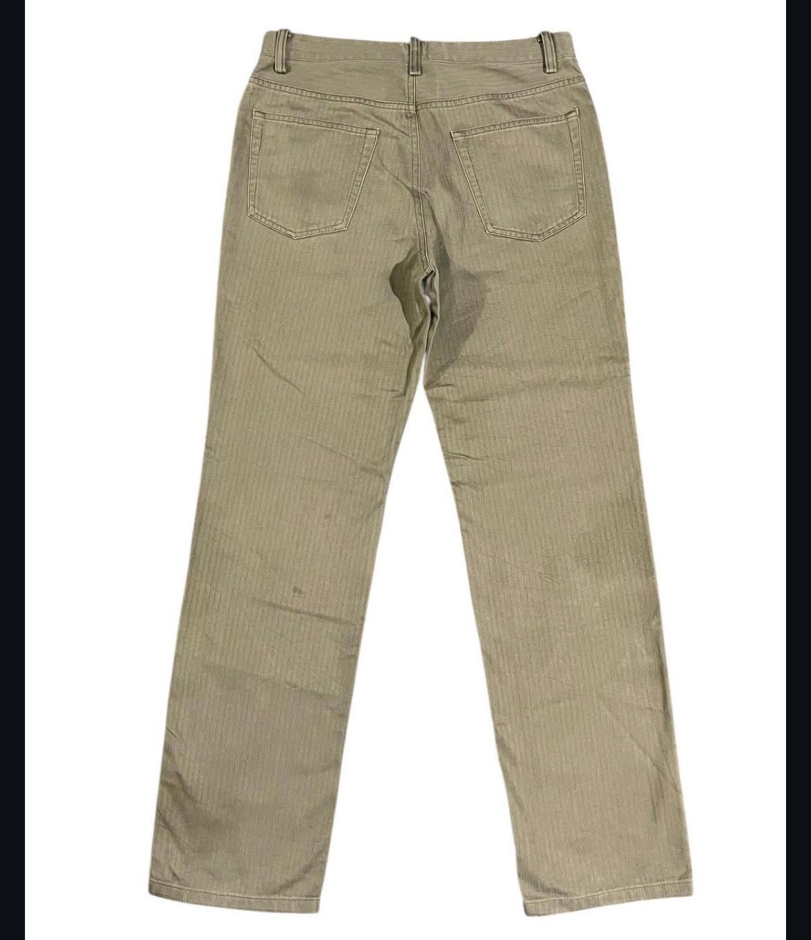 Yohji Yamamoto 2000s Yohji Yamamoto Y's Aar Stripe Pattern Pants y2k Size US 30 / EU 46 - 2 Thumbnail