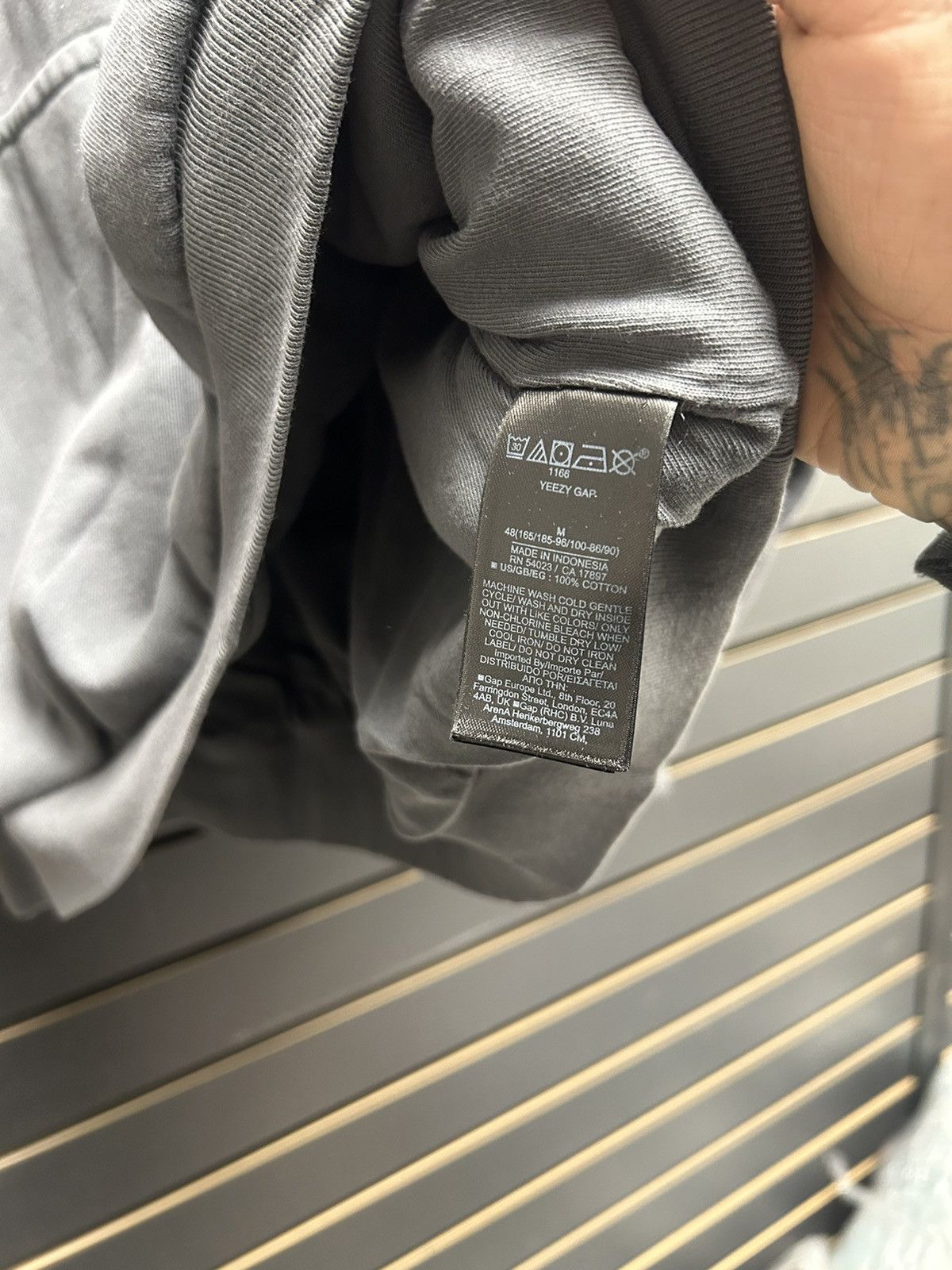 Yeezy YZY x GAP Hoodie & Cargos Dark Grey Size US M / EU 48-50 / 2 - 6 Thumbnail