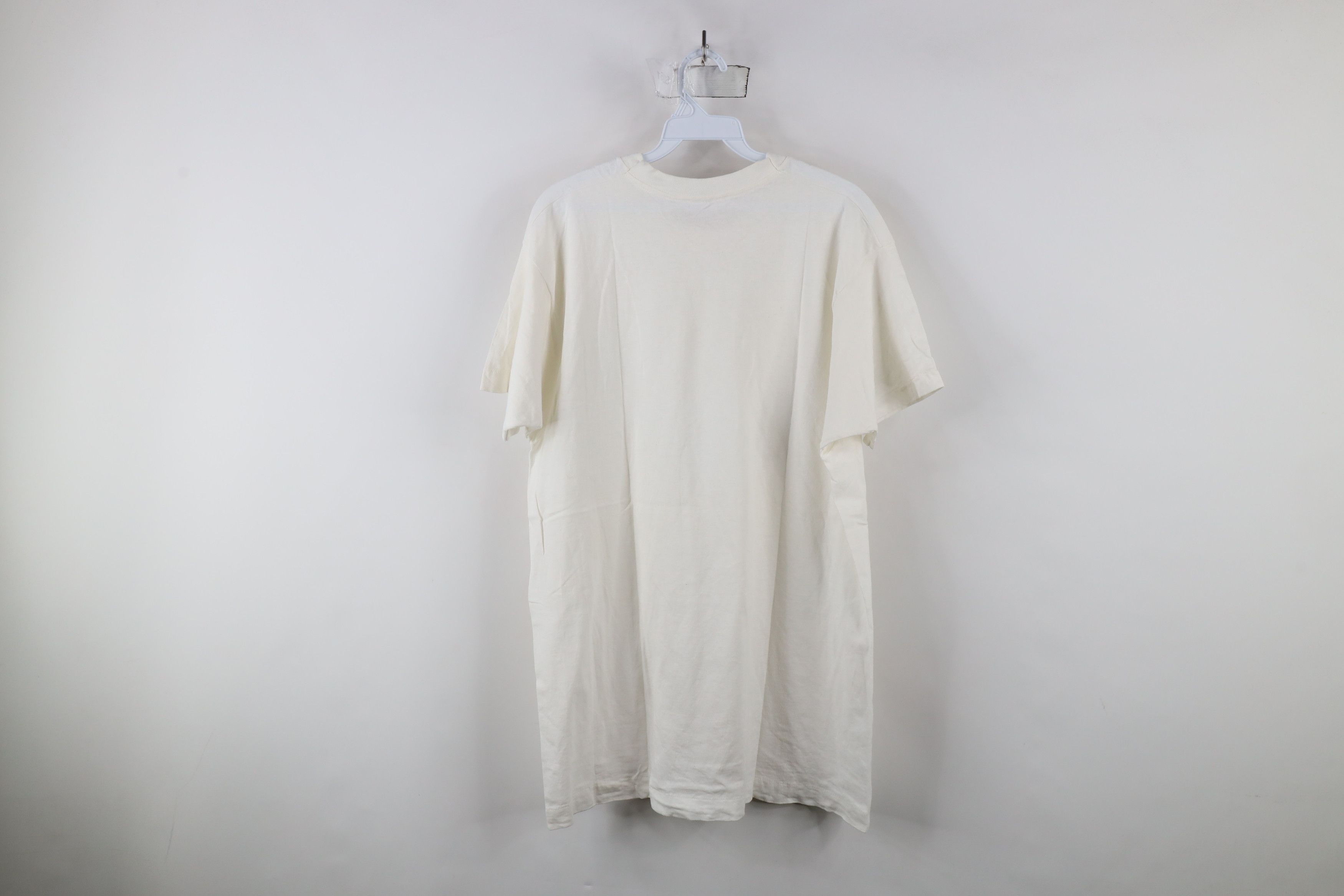Vintage Vintage 90s Streetwear Cotton Short Sleeve T-Shirt White USA Size US XL / EU 56 / 4 - 9 Thumbnail