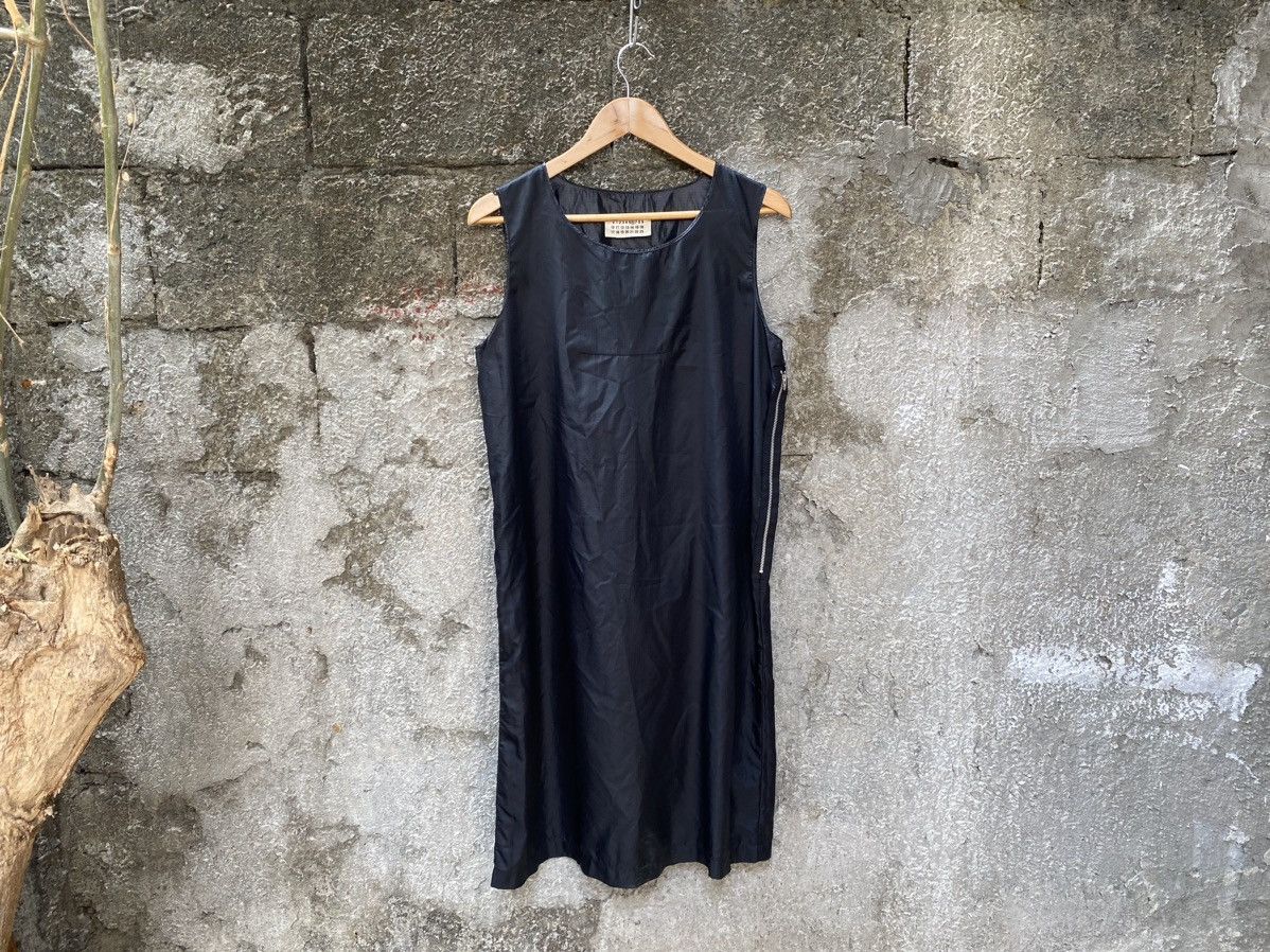 image of 90's Maison Margiela Line 6 Ripstop Nylon Dress in Black, Women's (Size Small)