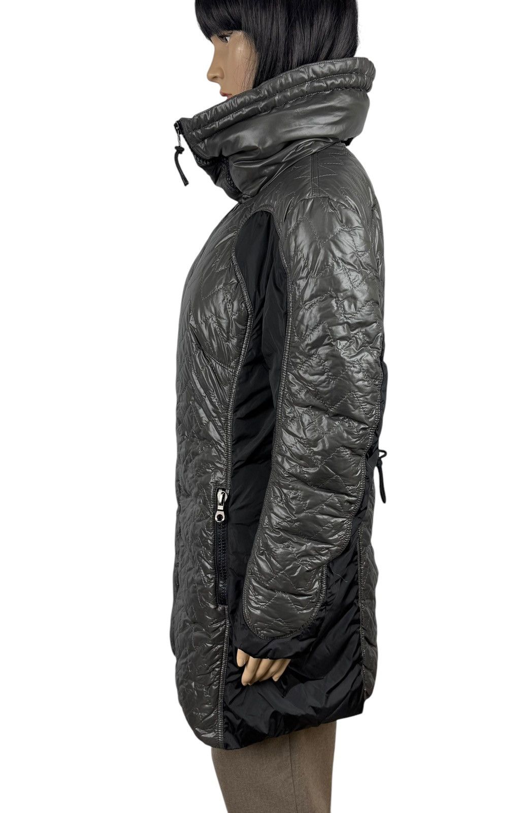 Other Marc Cain Down Puffer Jacket Quilted High-Neck size 4 Size L / US 10 / IT 46 - 7 Thumbnail
