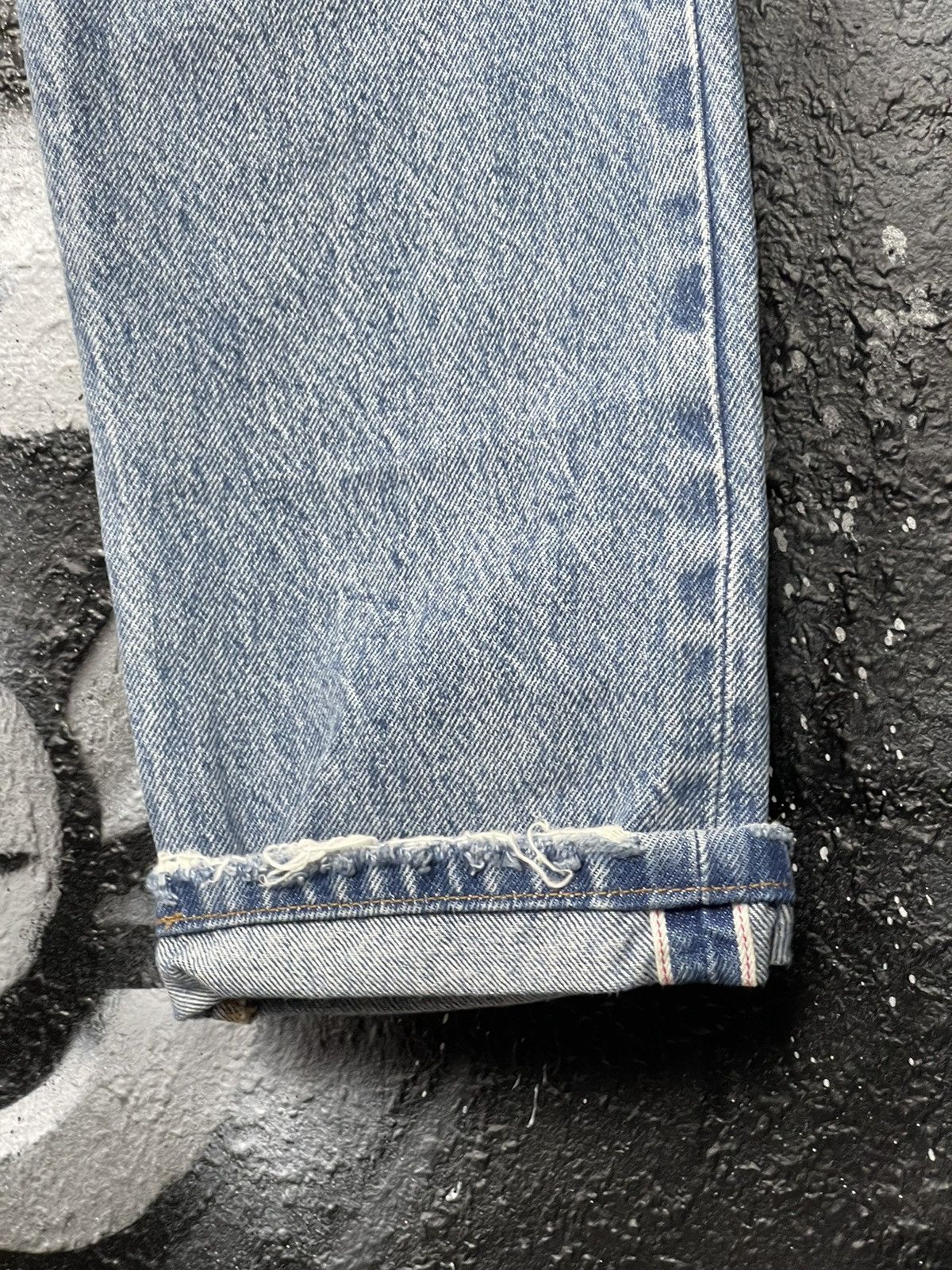 Levi's Levi’s 501 CT Woman’s Boyfriend Patchwork Selvedge Jeans Size 25" / US 0 / IT 36 - 7 Thumbnail