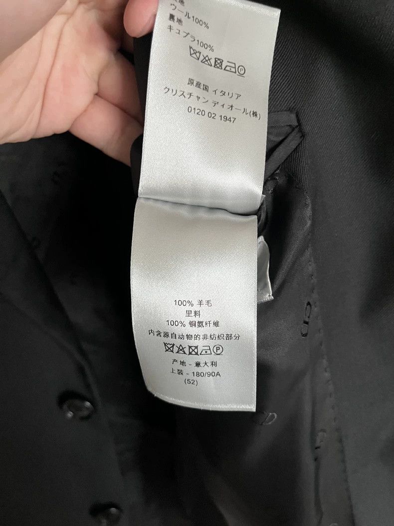 Dior Dior Black suit with logo on the chest 2502-Nextarrow Size 52R - 8 Thumbnail