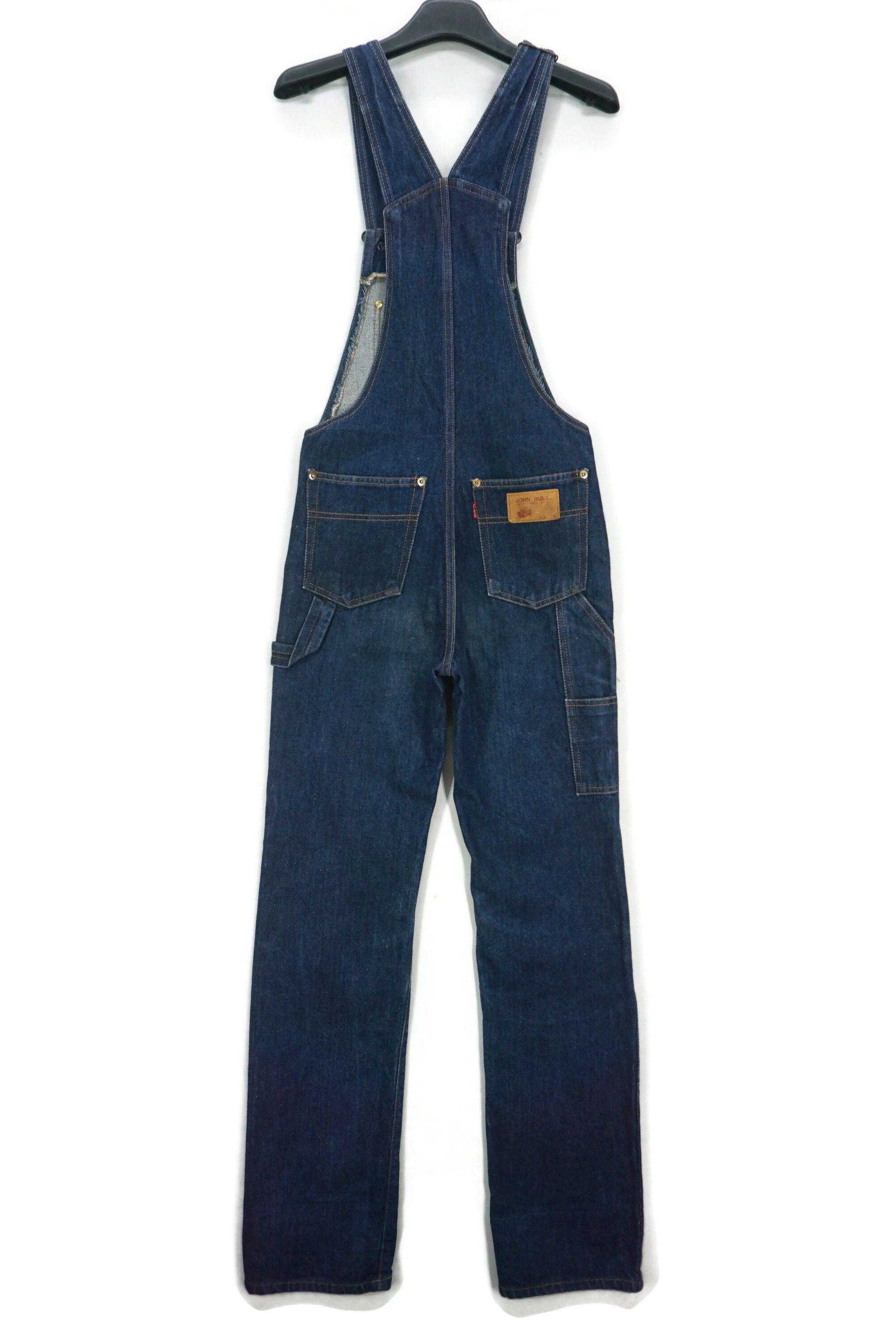 Japanese Brand John Bull Denim Overalls fit W29xL33 Carpenter Jeans Size 26" / US 2 / IT 38 - 2 Thumbnail