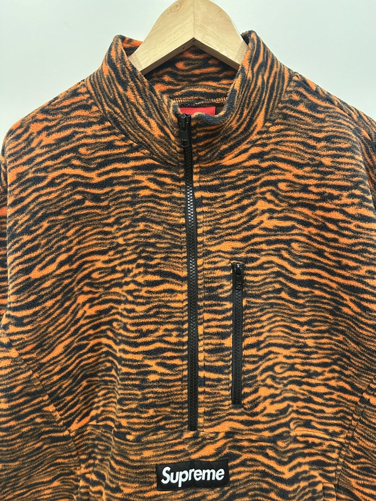 Supreme Supreme FW21 Polartec Half Zip Pullover “Tiger” Size Large Size US L / EU 52-54 / 3 - 2 Thumbnail