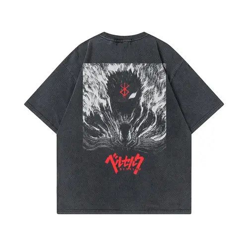 Japanese Brand Berserk Washed T-shirt Size US L / EU 52-54 / 3 - 2 Thumbnail
