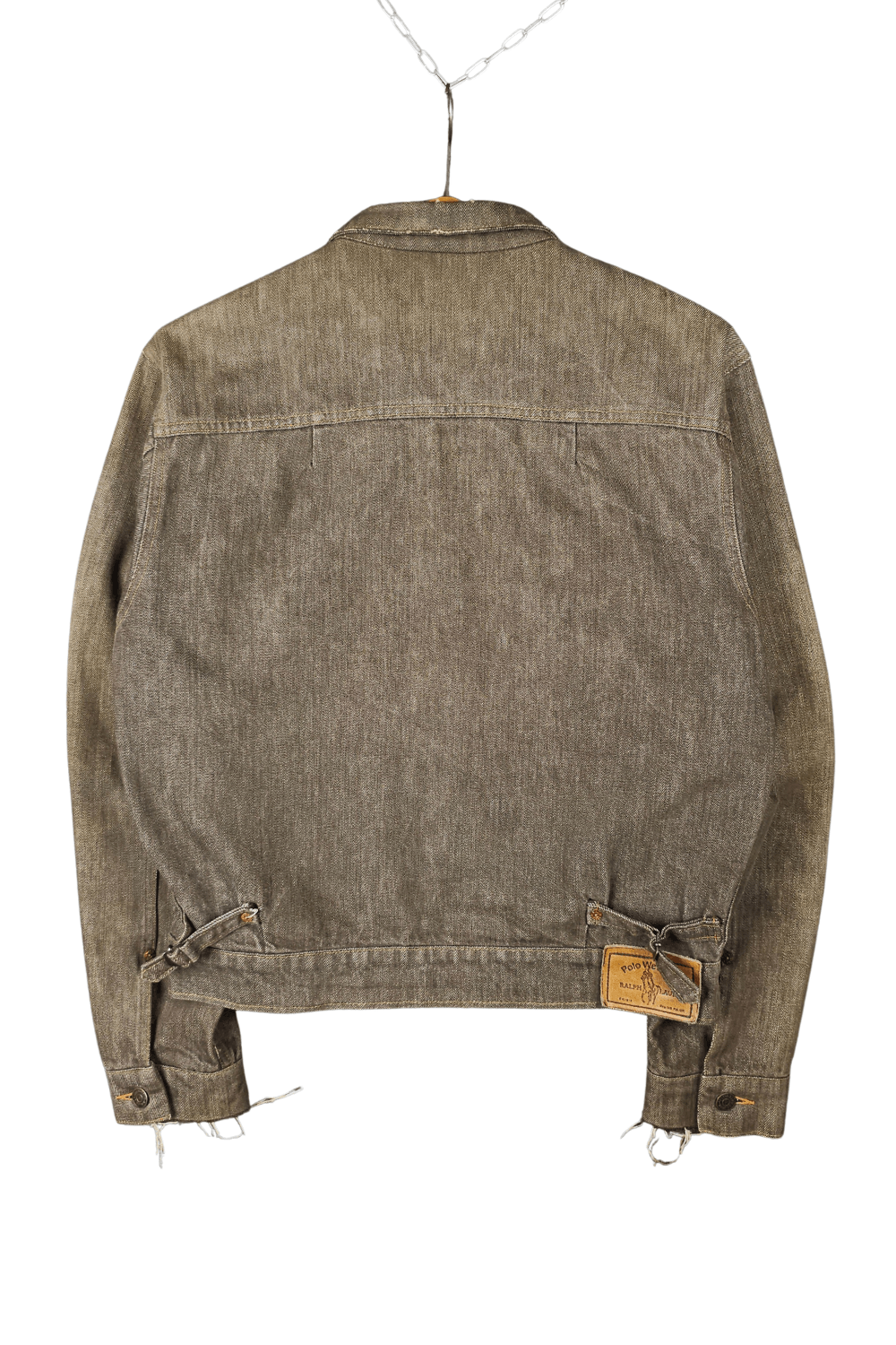 Polo Ralph Lauren 1987 RL “Polo Western” Pleated Trucker – Sulfur Brown Denim Size US L / EU 52-54 / 3 - 2 Thumbnail