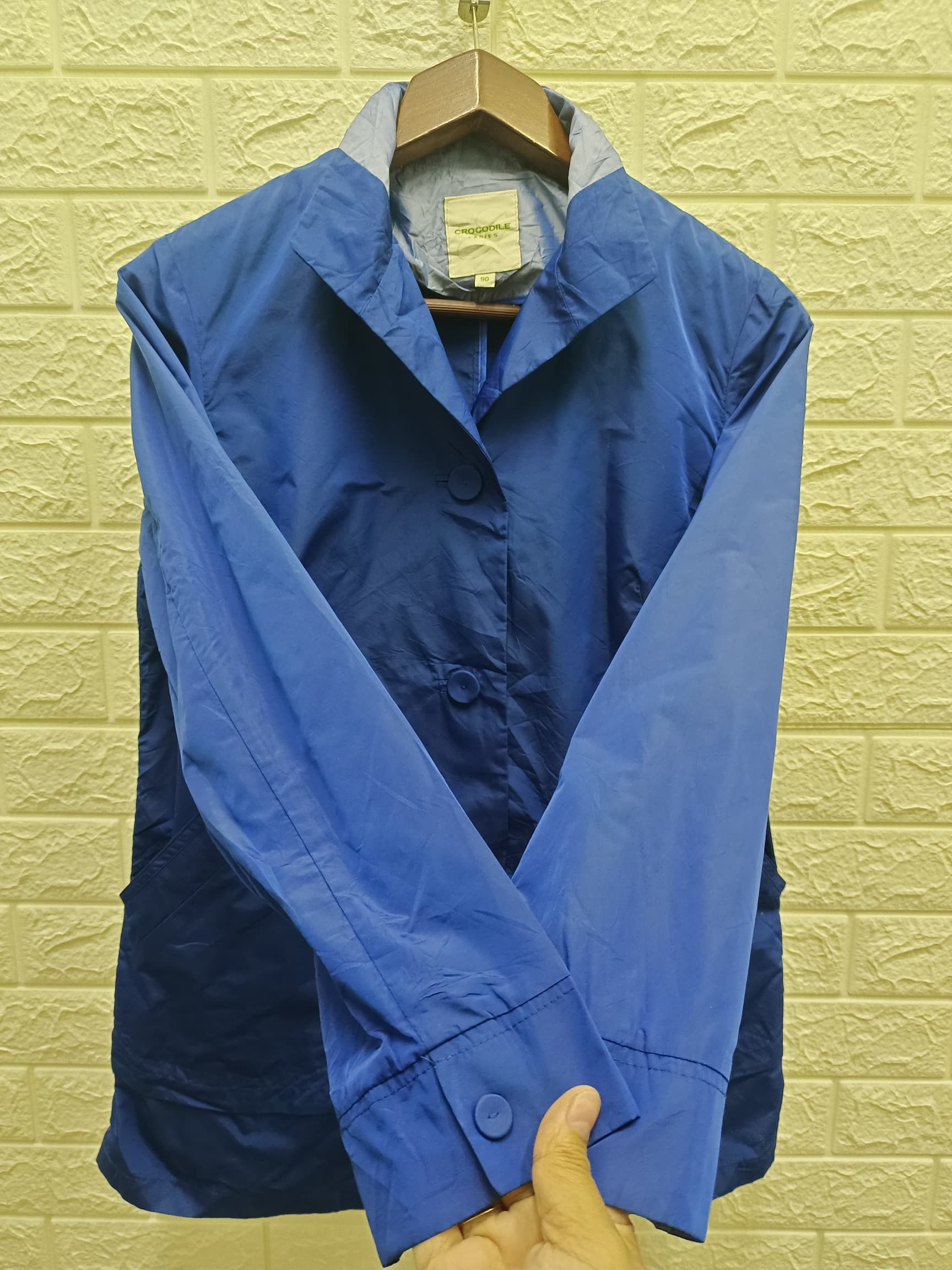 Vintage 🔥outdoor Crocodile Ladies blue Jacket Size M / US 6-8 / IT 42-44 - 2 Thumbnail