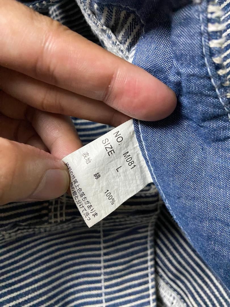 Japanese Brand 🔥 UNION MADE Hickory Stripes Pants 🔥 (136) Size US 33 - 5 Thumbnail