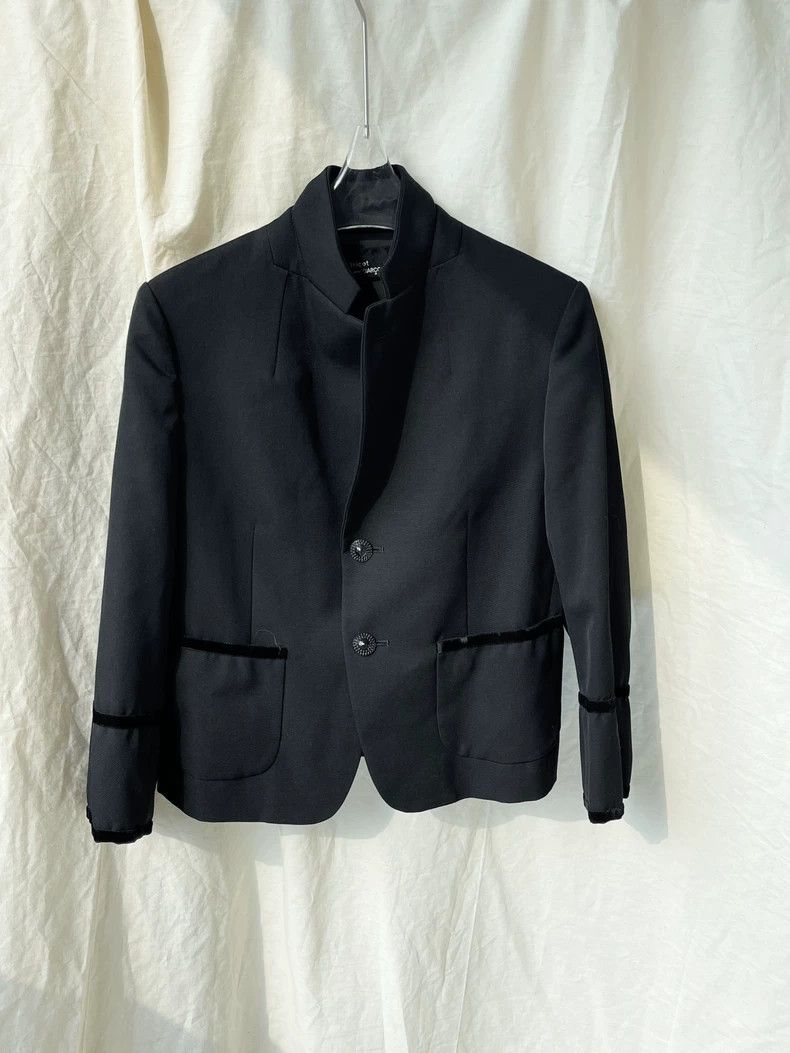 Comme des Garcons Comme Des Garcons Velvet Trim Suit Jacket Top Coat Size M / US 6-8 / IT 42-44 - 1 Thumbnail