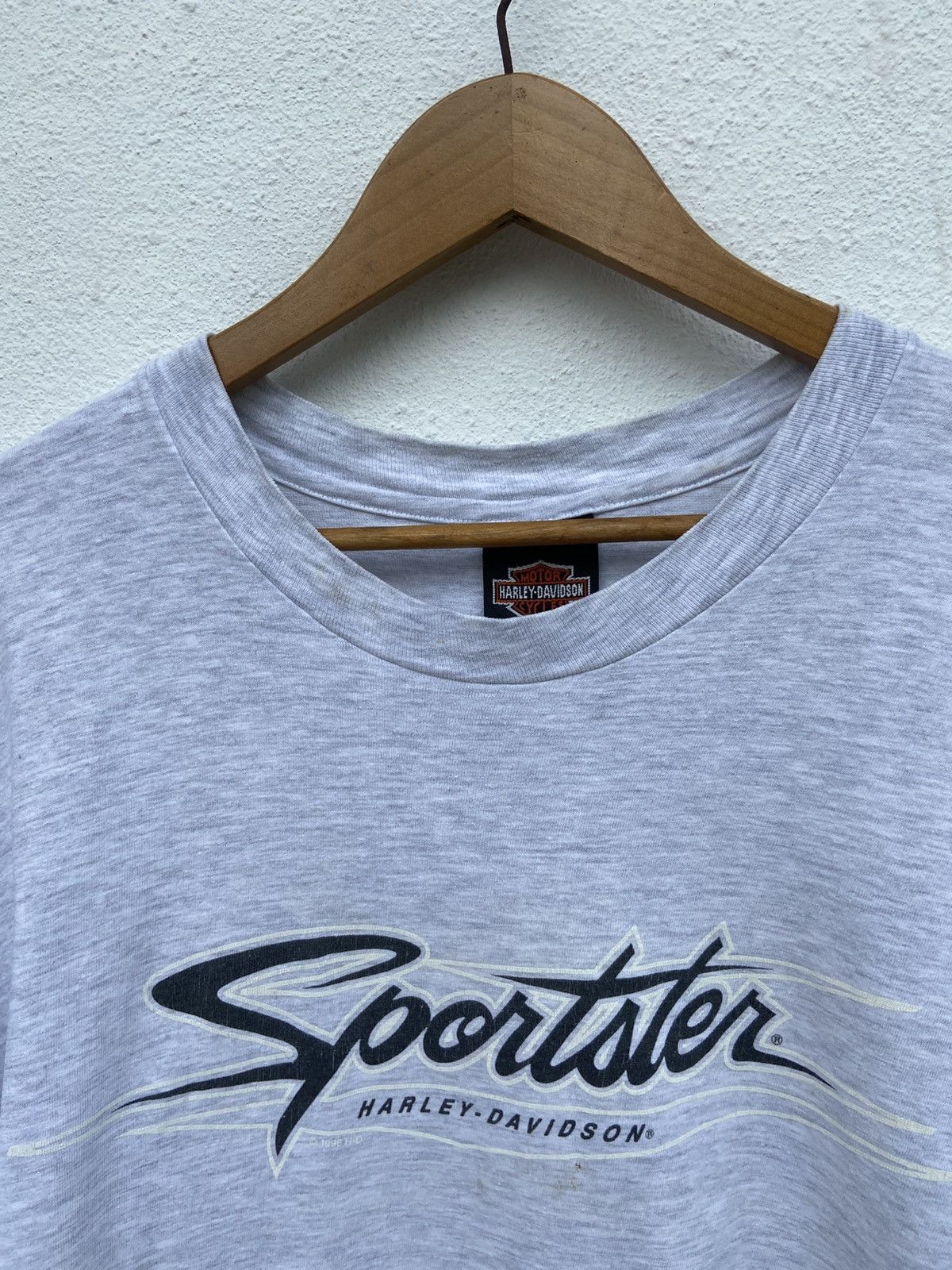 Harley Davidson 🔥 Vintage 90s Vintage Harley Davidson t shirt Longhorn Size US L / EU 52-54 / 3 - 5 Thumbnail